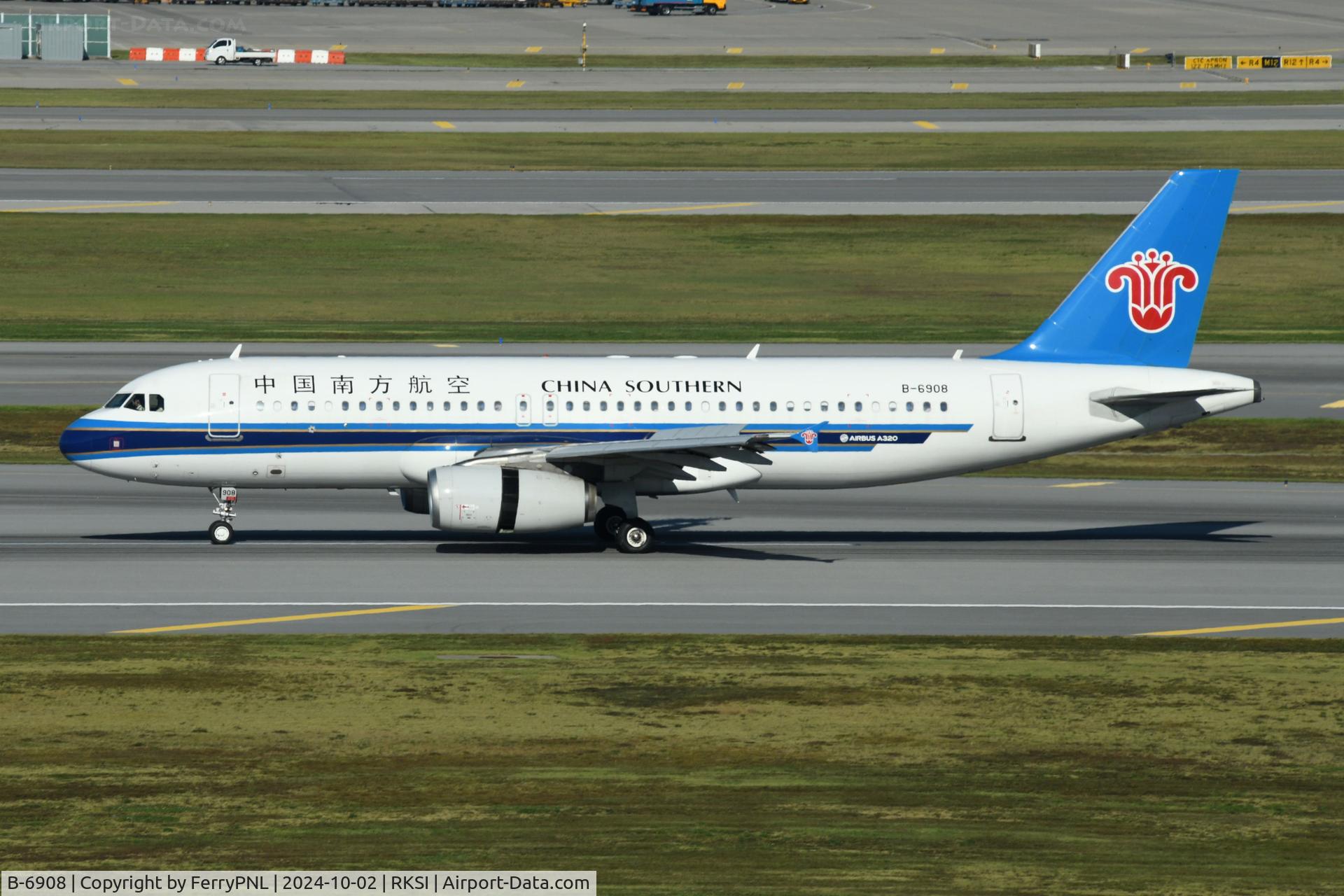 B-6908, 2012 Airbus A320-232 C/N 5202, Arrival of China Southern A320