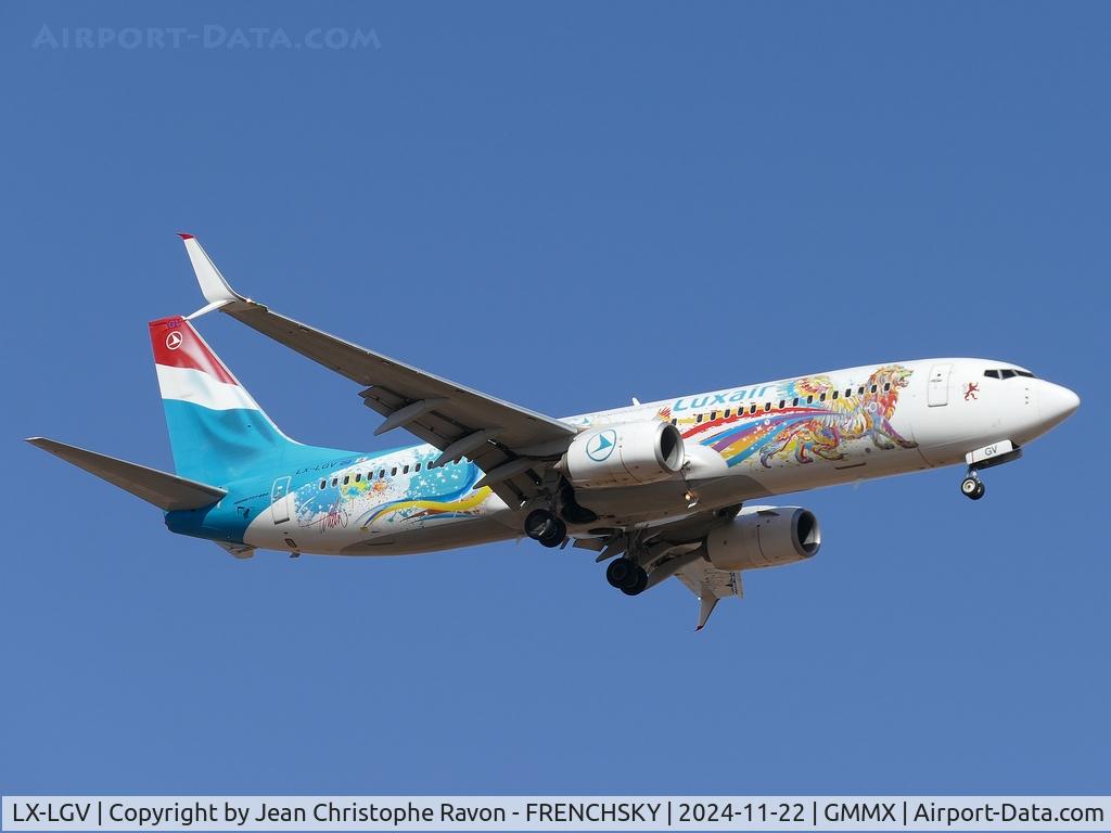 LX-LGV, 2013 Boeing 737-8C9 C/N 41190, Luxembourg (LUX)	Marrakesh (RAK)	LG971