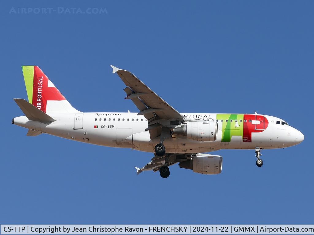 CS-TTP, 2000 Airbus A319-111 C/N 1165, Lisbon (LIS)	Marrakesh (RAK)	TP1452