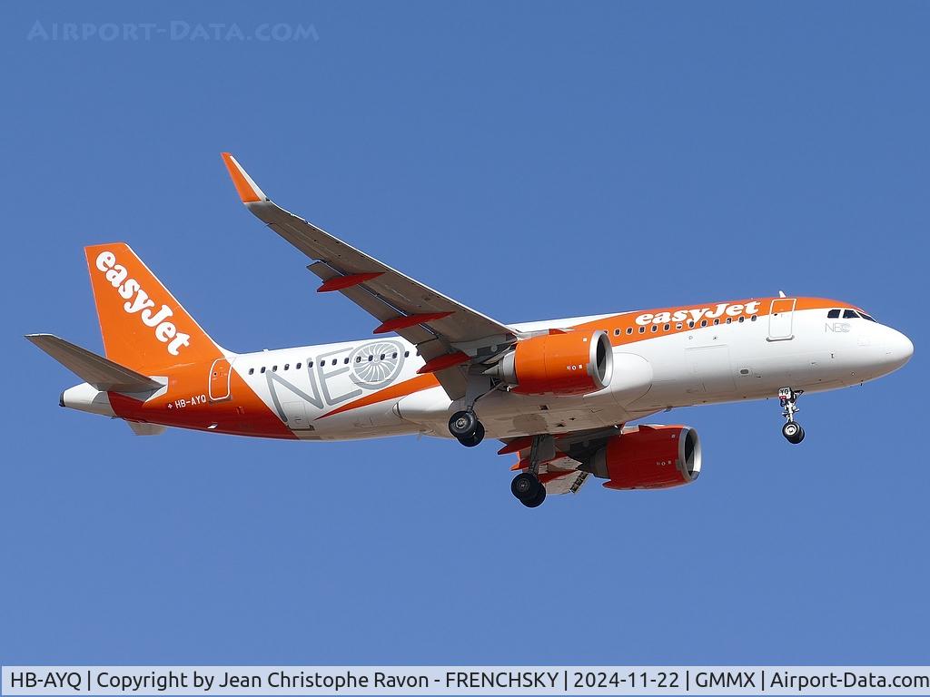 HB-AYQ, 2021 Airbus A320-251N C/N 10186, Basel (BSL)	Marrakesh (RAK)	U21253