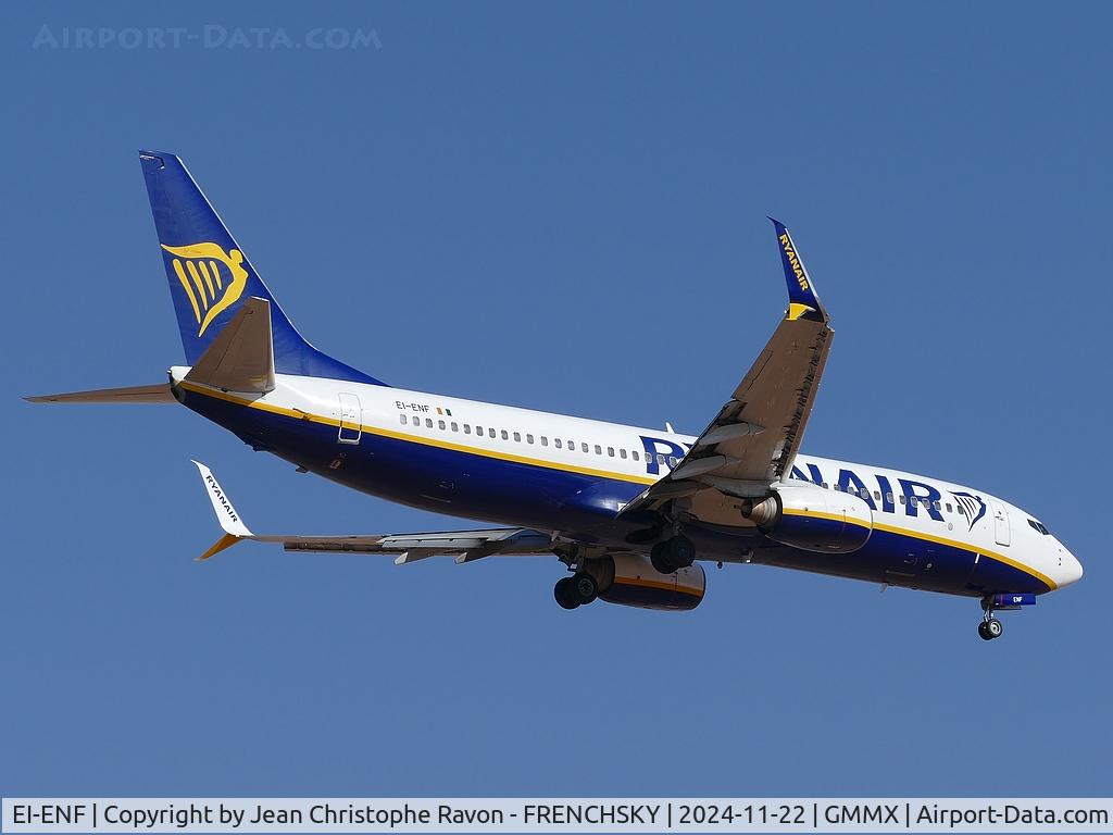 EI-ENF, 2010 Boeing 737-8AS C/N 35034, Barcelona (BCN)	Marrakesh (RAK)	FR2239