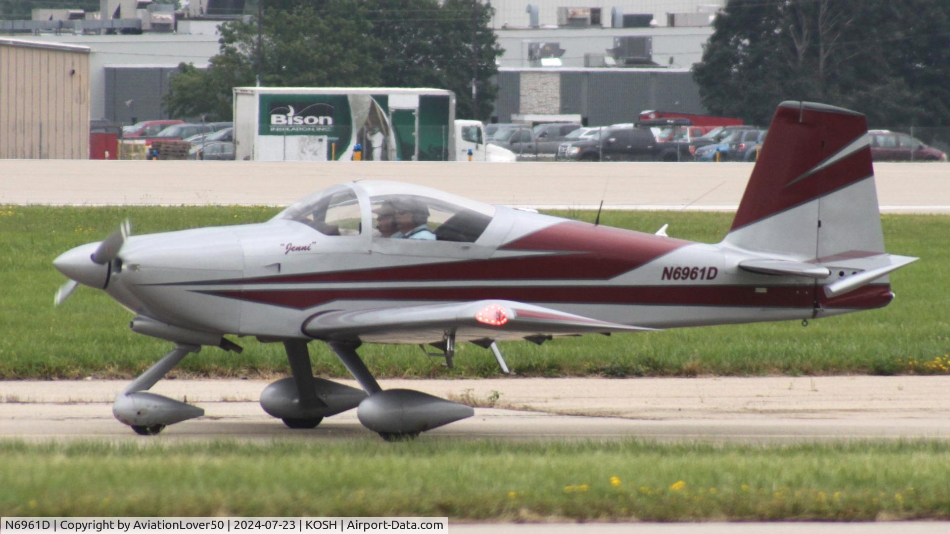 N6961D, 2013 Van's RV-9A C/N 90297, RV-9A