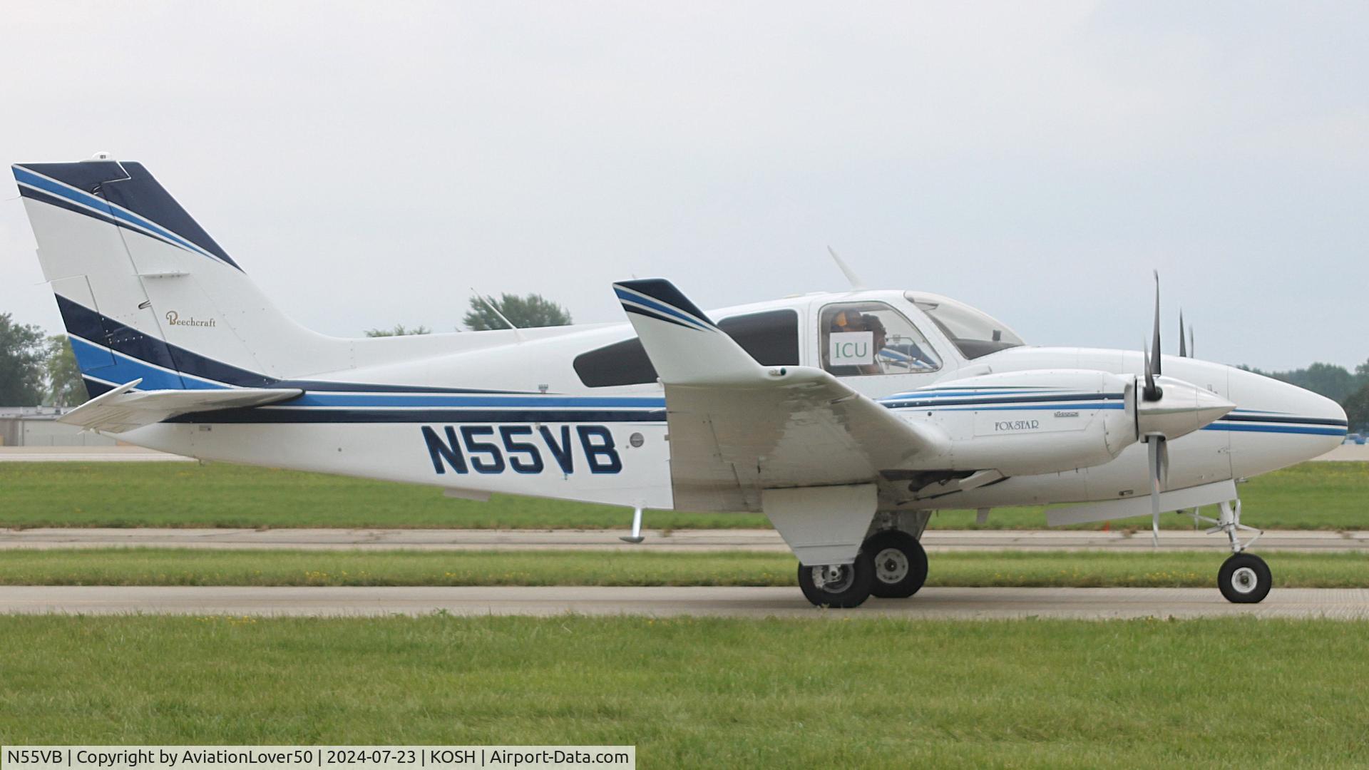N55VB, 1975 Beech E-55 Baron C/N TE-1072, E55 Baron