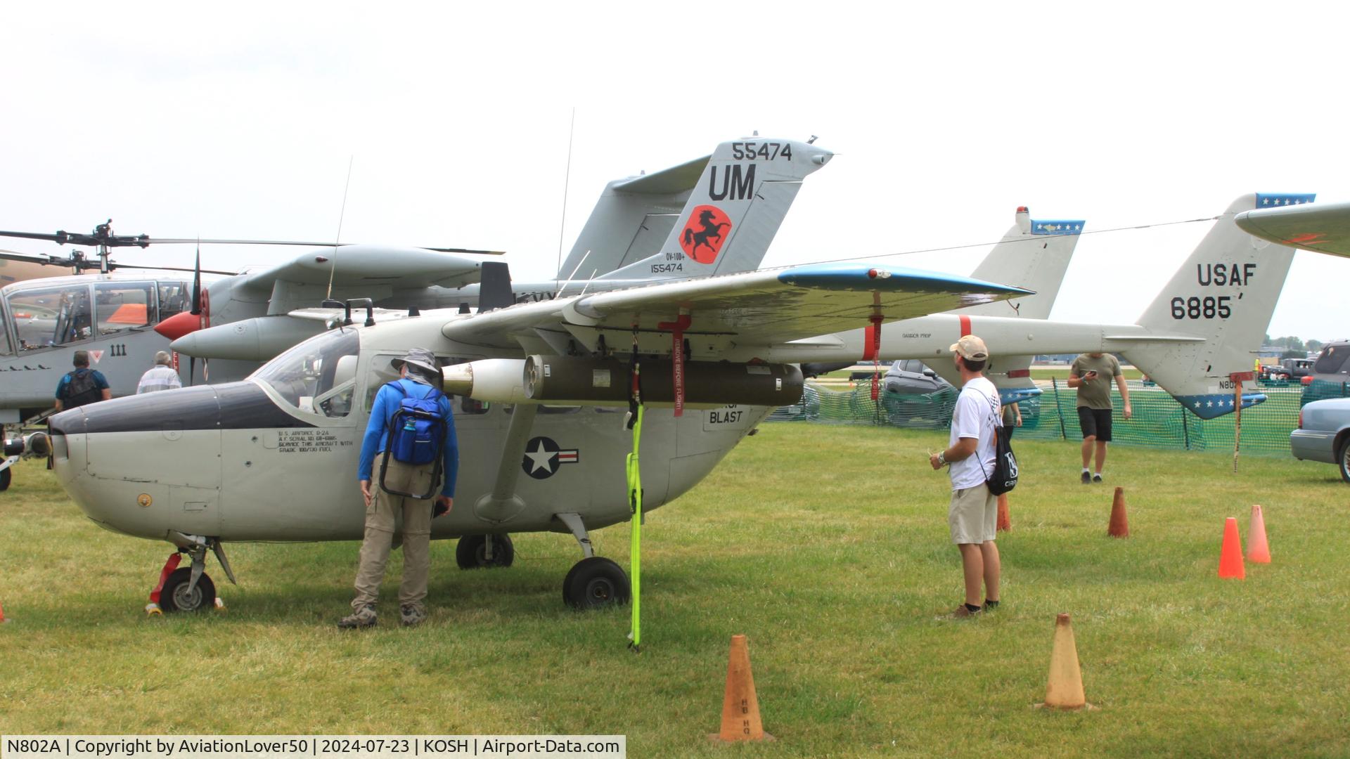 N802A, 1968 Cessna O-2A (M337B) Super Skymaster Super Skymaster C/N 337M-0174, O-2A