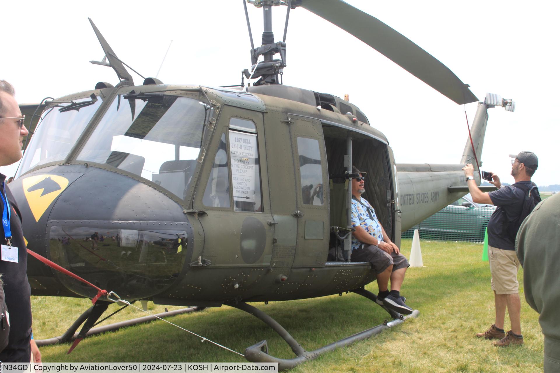 N34GD, Bell UH-1H Iroquois C/N 8539, UH-1H