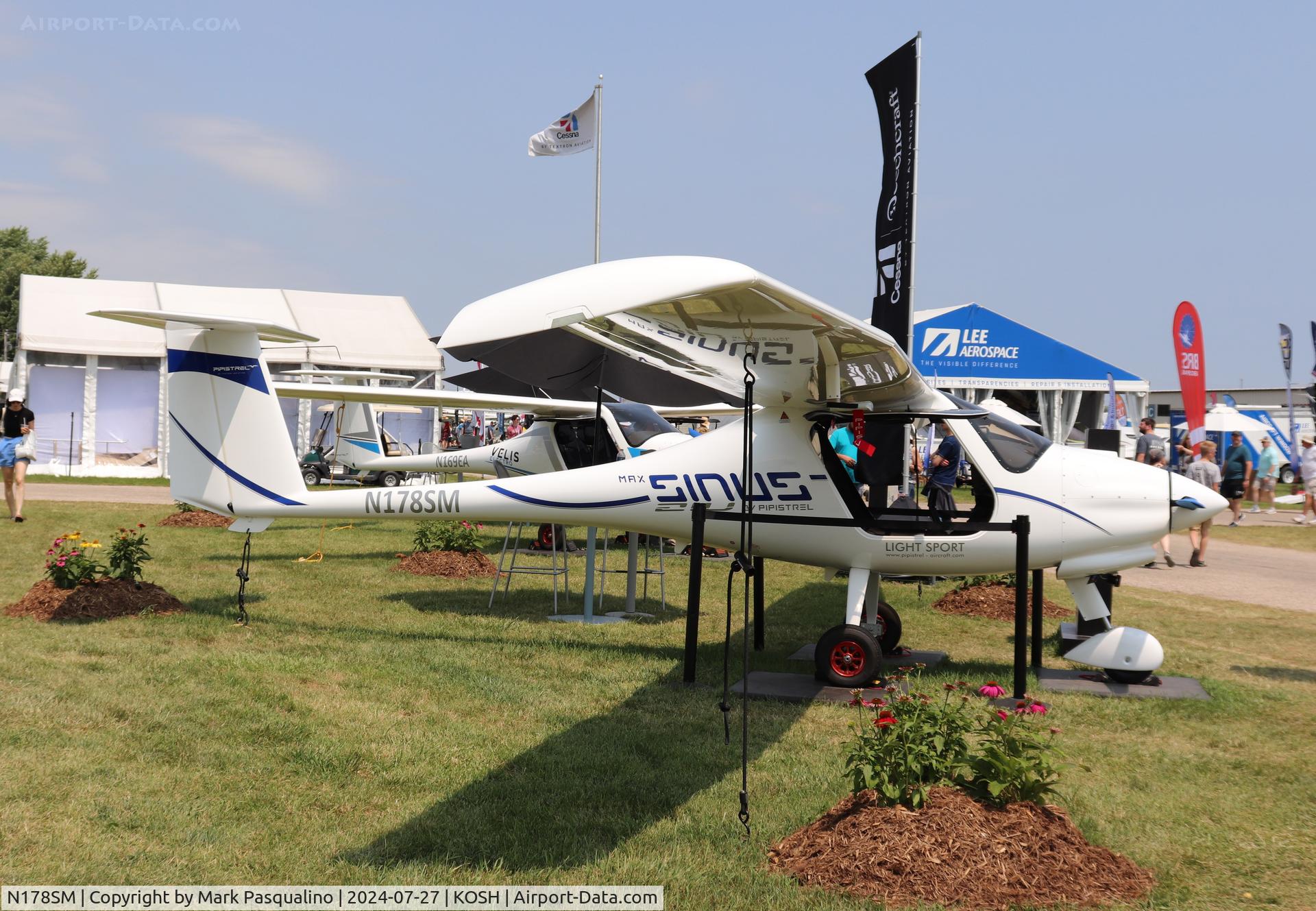 N178SM, 2024 Pipistrel Sinus 912 C/N 1178 SFNM 912 LSA, Pipistrel Simus 912