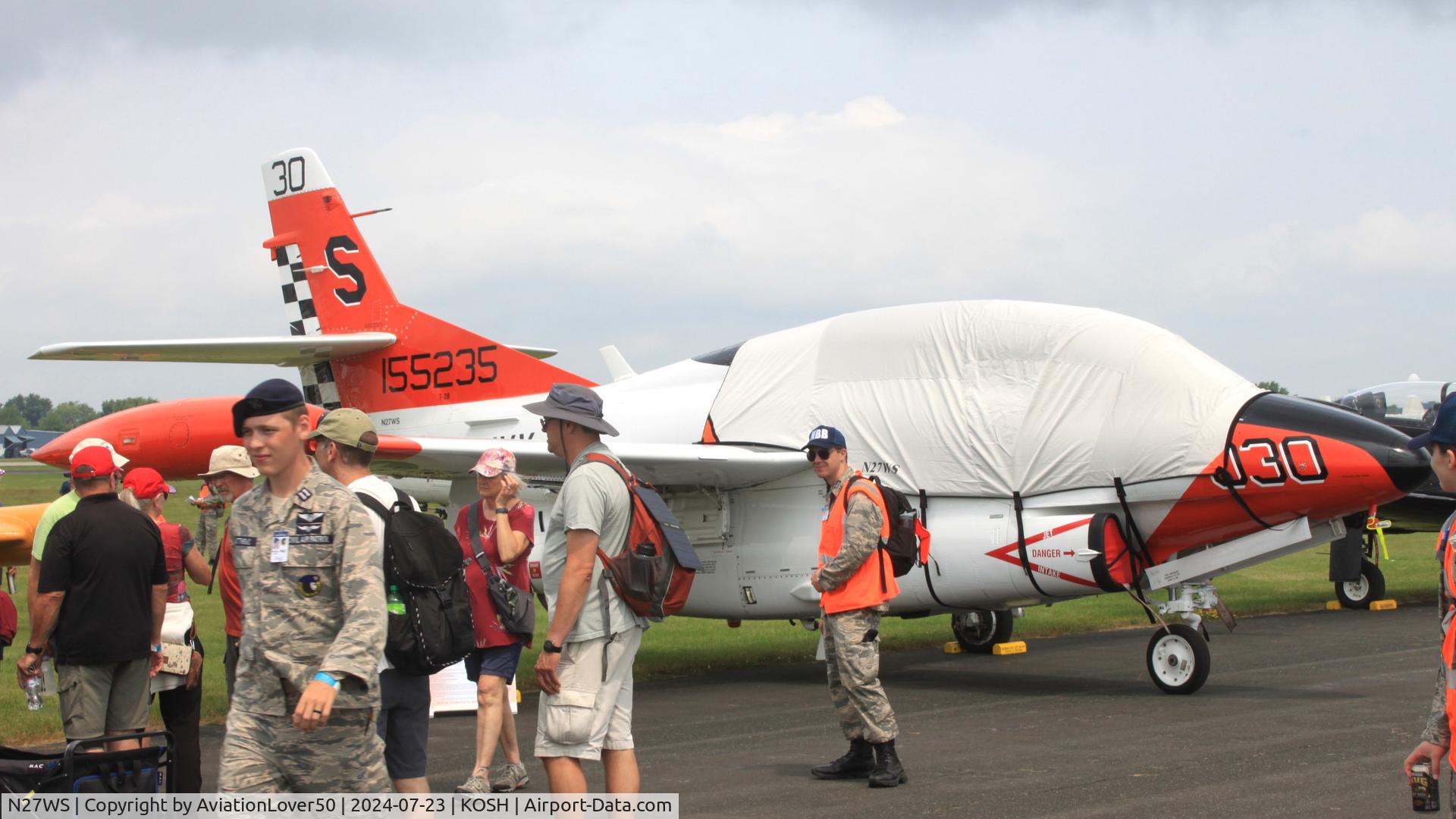 N27WS, North American T-2B Buckeye C/N 310-30, T-2B