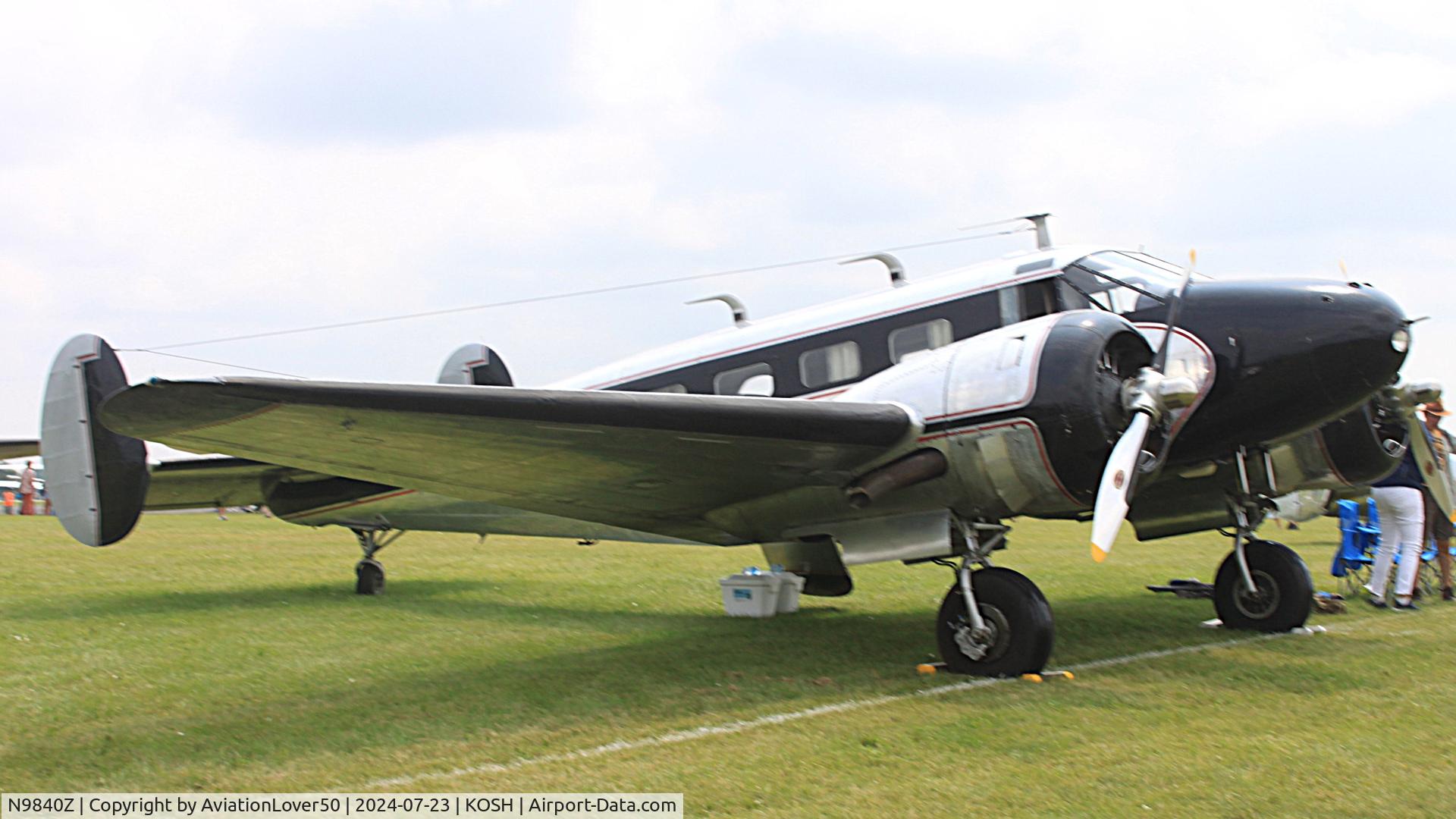 N9840Z, 1952 Beech C-45H Expeditor C/N AF-886, C-45H
