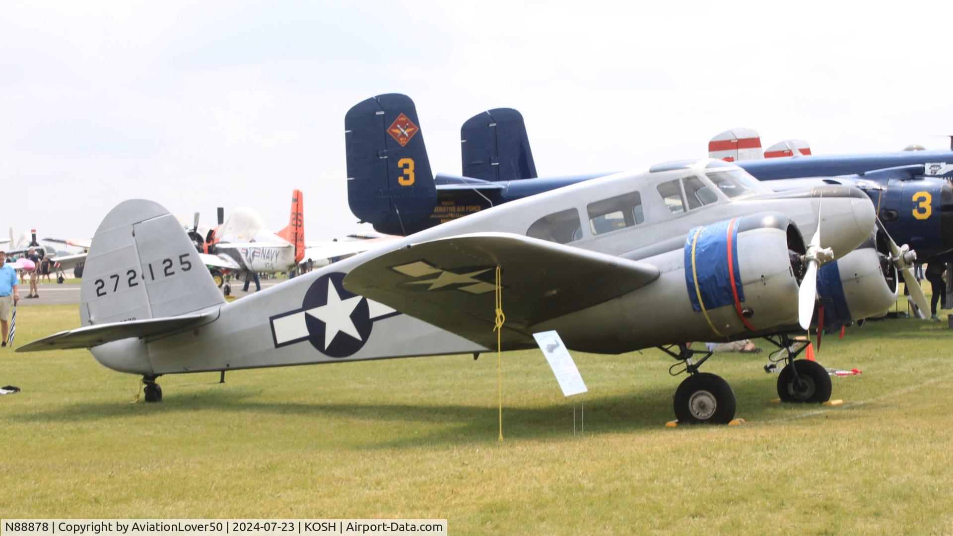 N88878, 1943 Cessna UC-78C (T-50) Bobcat C/N 4121, UC-78C