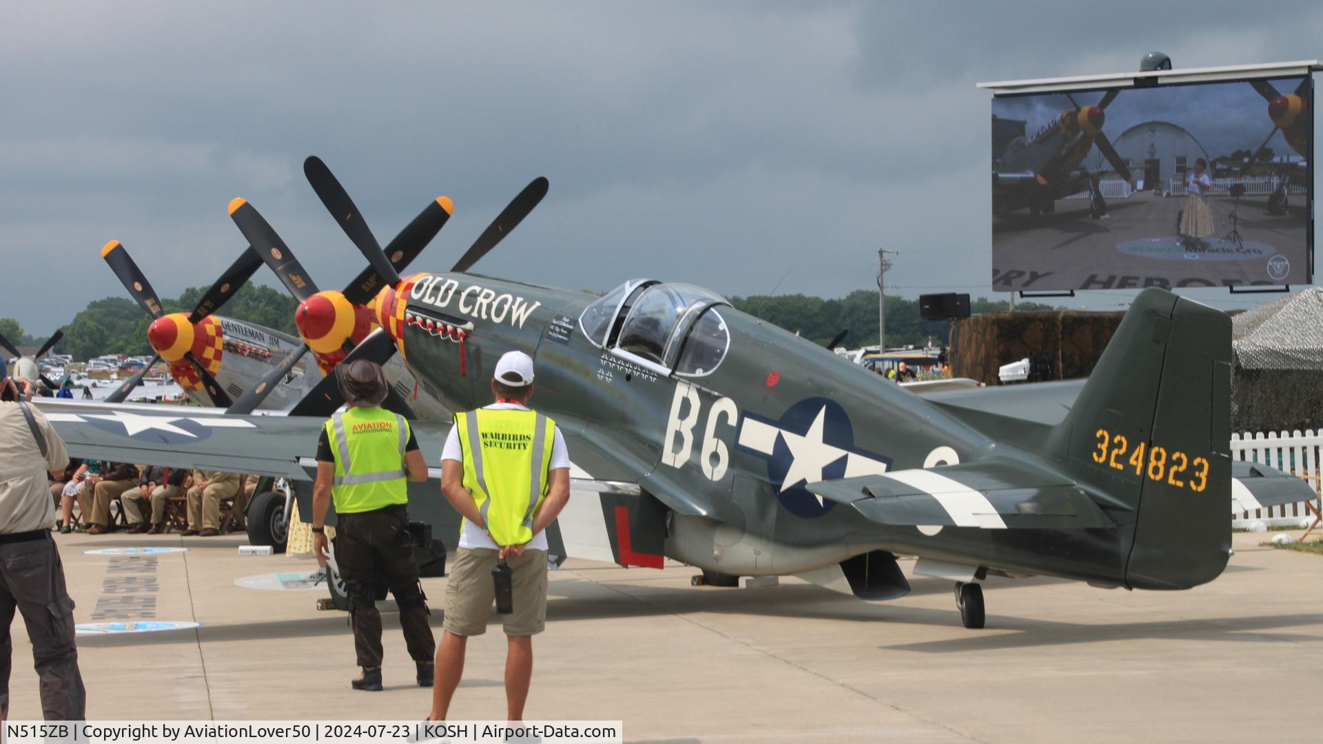 N515ZB, 1944 North American P-51B Mustang C/N 104-25866, P-51B 