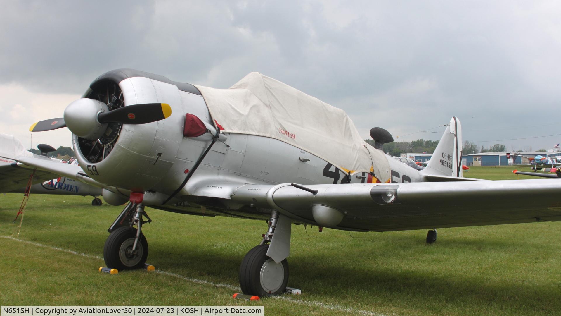 N651SH, 1944 North American T-6G Texan C/N 168-409, AT-6D Texan C.6