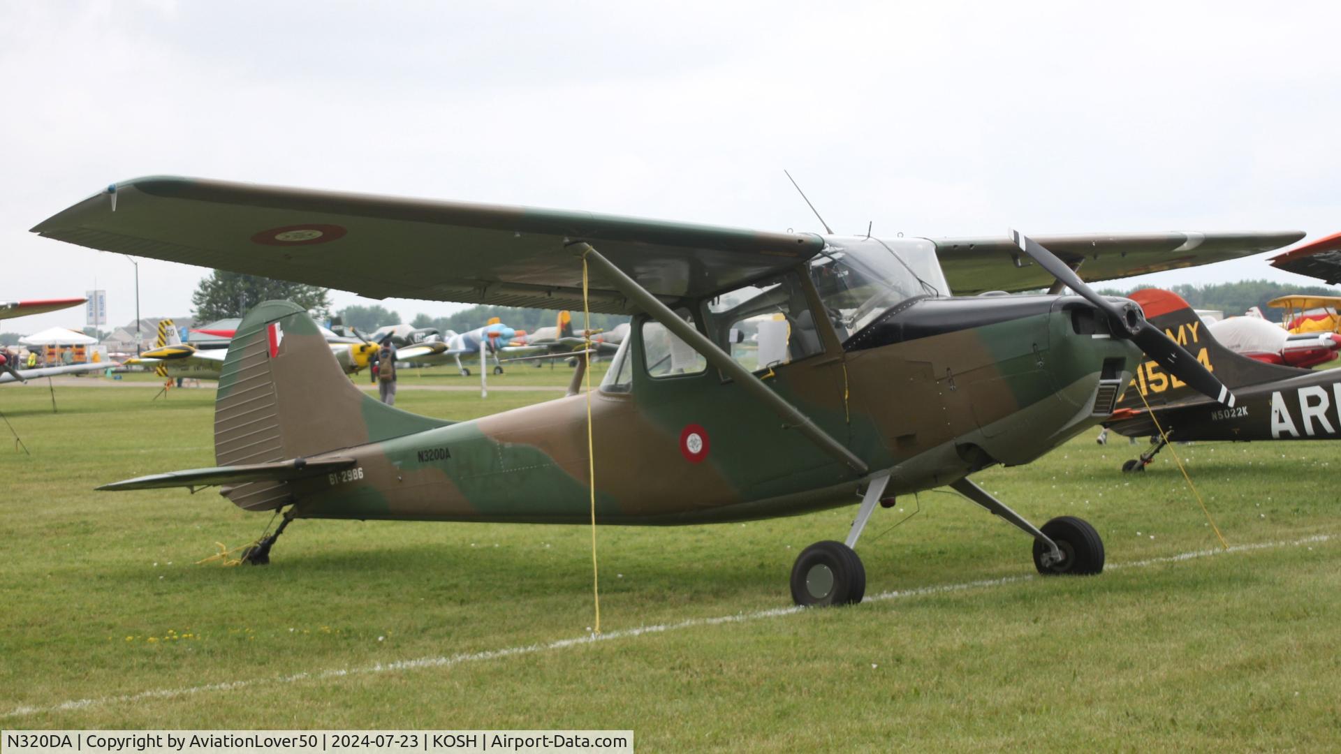 N320DA, 1961 Cessna L-19E Bird Dog C/N 61-2986 (305M-0032), L-19E