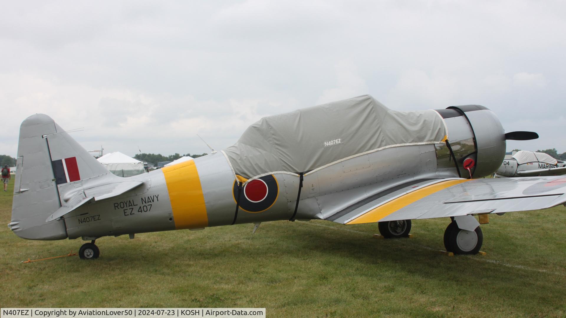 N407EZ, 1944 North American AT-6D Harvard III C/N 88-16711, AT-6D Harvard III
