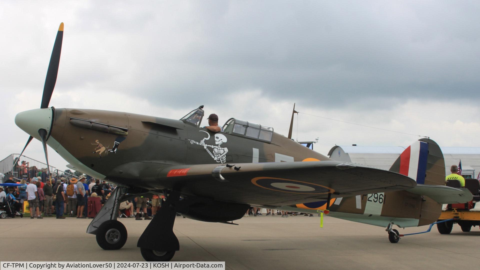 CF-TPM, 1943 Hawker Hurricane IV C/N KZ321, Hurricane Mk.12