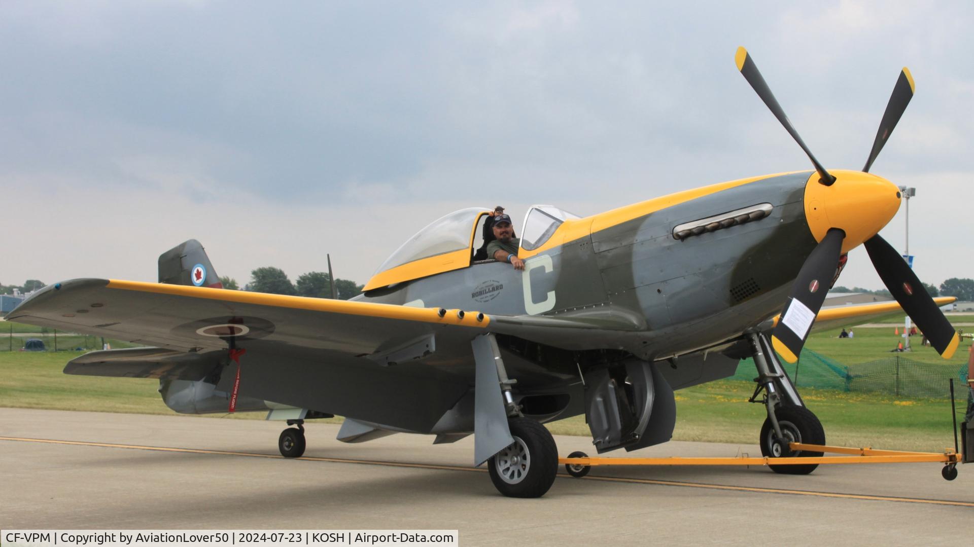CF-VPM, 1944 North American P-51D Mustang C/N 122-39922, P-51D