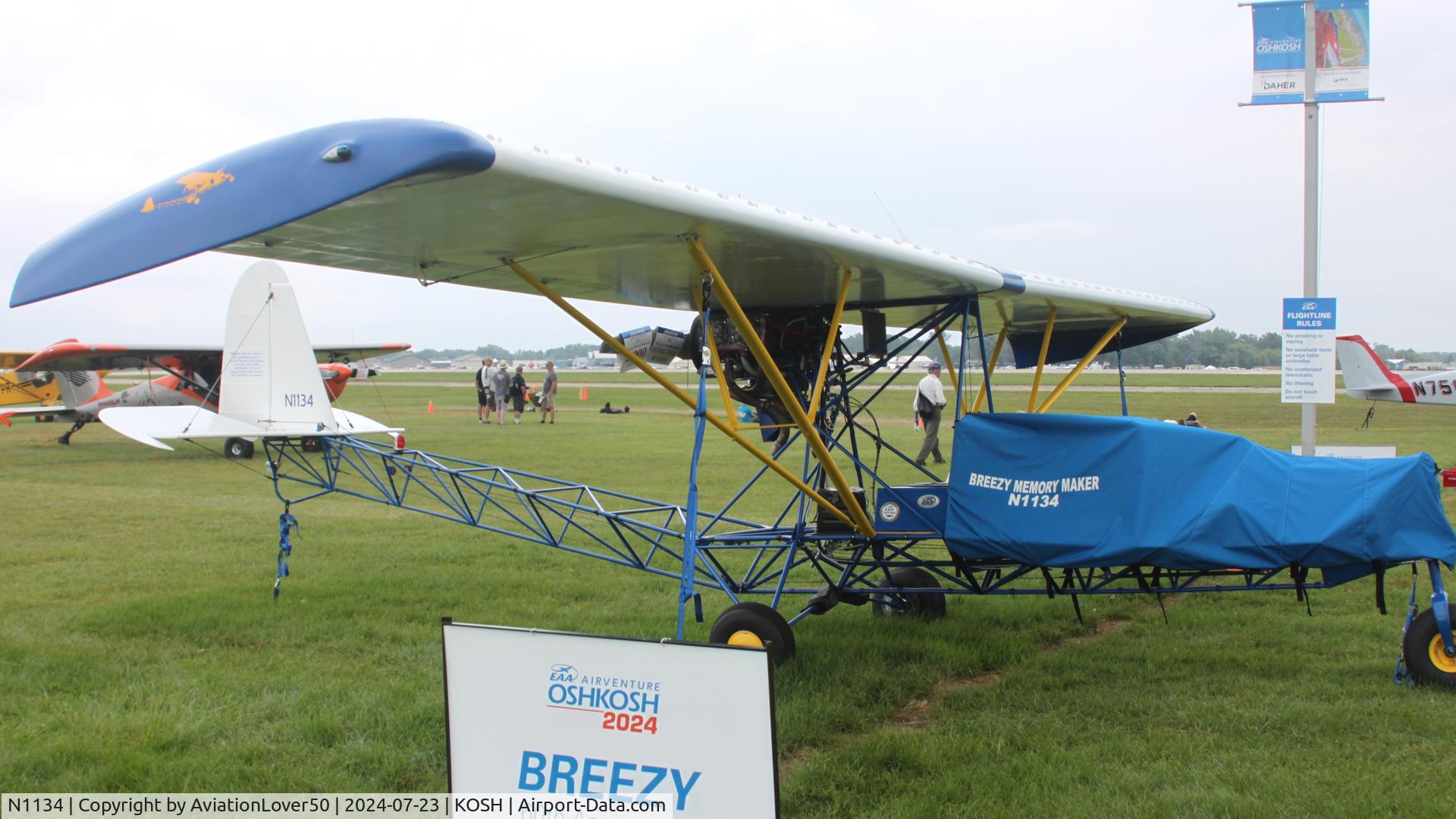 N1134, 1968 Anderson-knudsen RLU-1 Breezy C/N 6703, Breezy RLU-1