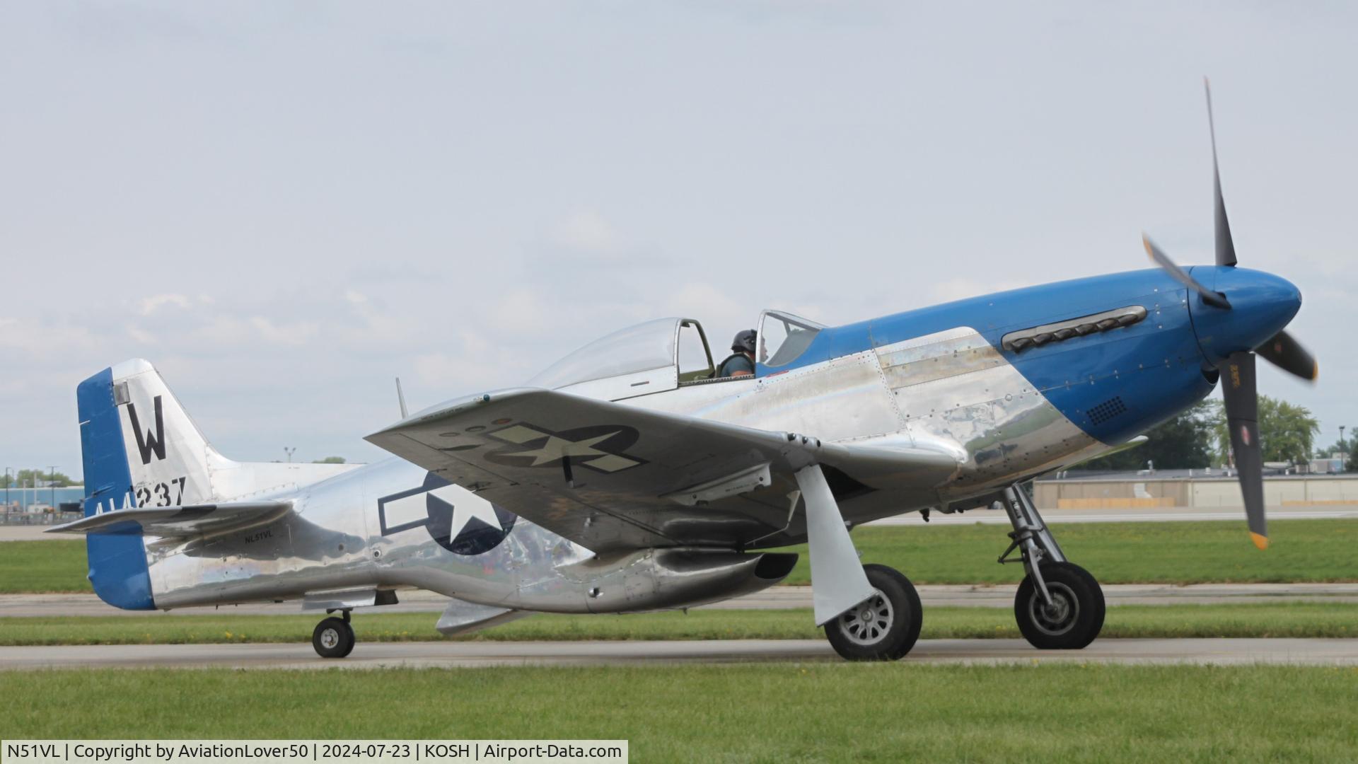 N51VL, 1944 North American F-51D Mustang C/N 122-40196, F-51D 