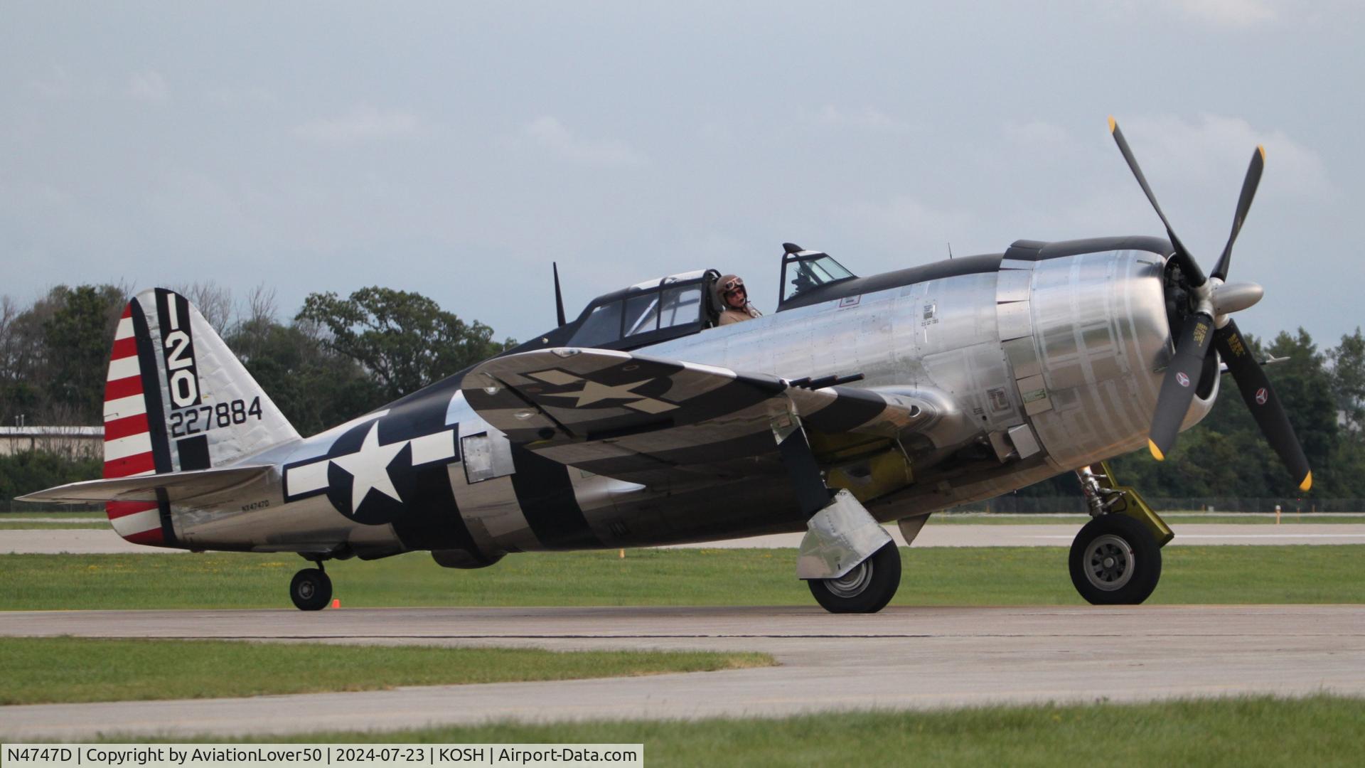 N4747D, 1942 Republic P-47D Thunderbolt C/N 2695-1771, P-47D 