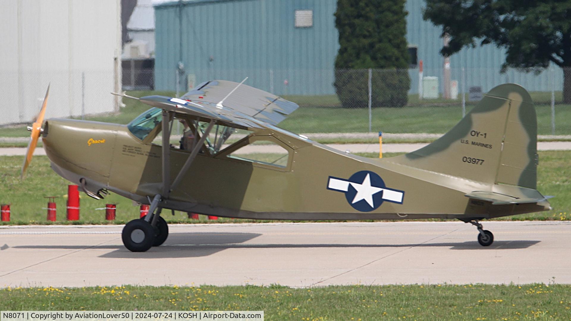 N8071, 1945 Stinson L-5E Sentinel C/N 44-18071, OY-1 Sentinel