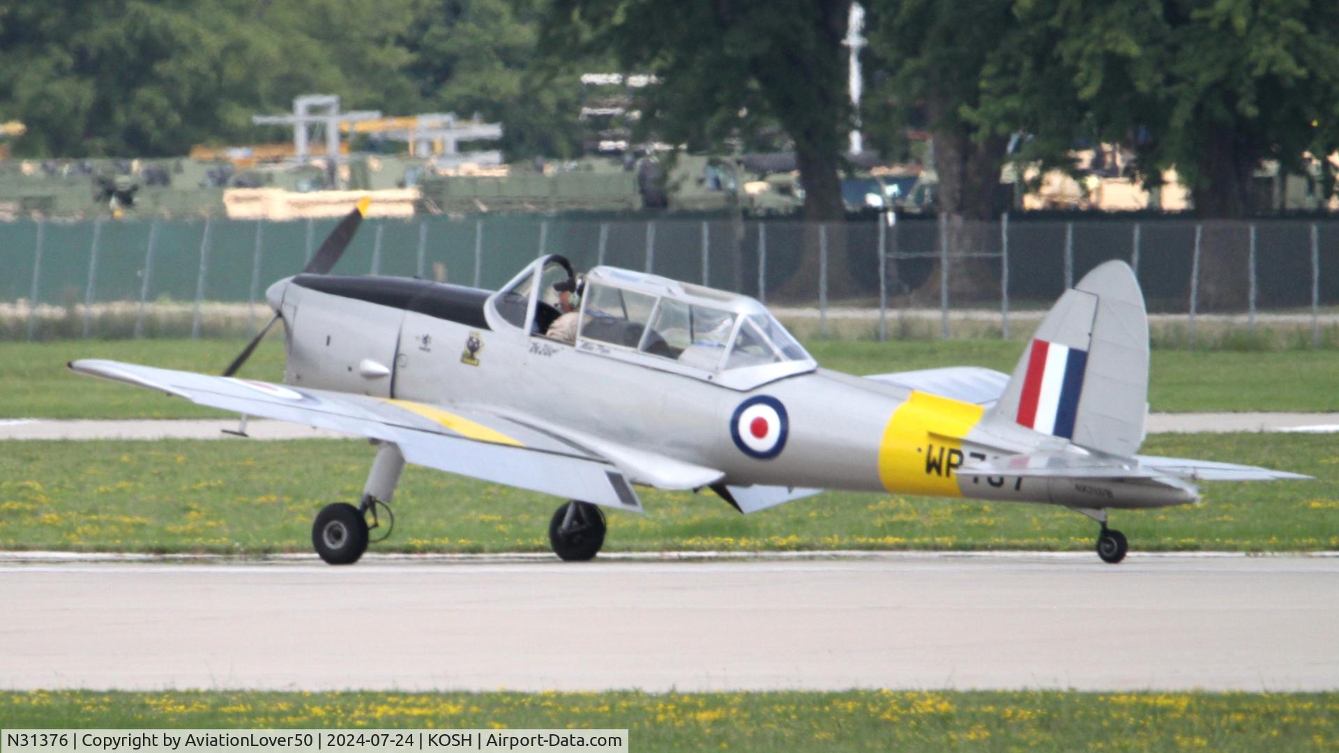 N31376, 1951 De Havilland DHC-1 Chipmunk T.10 C/N C1/0689 (DHB-580?), DHC-1 Mk.22