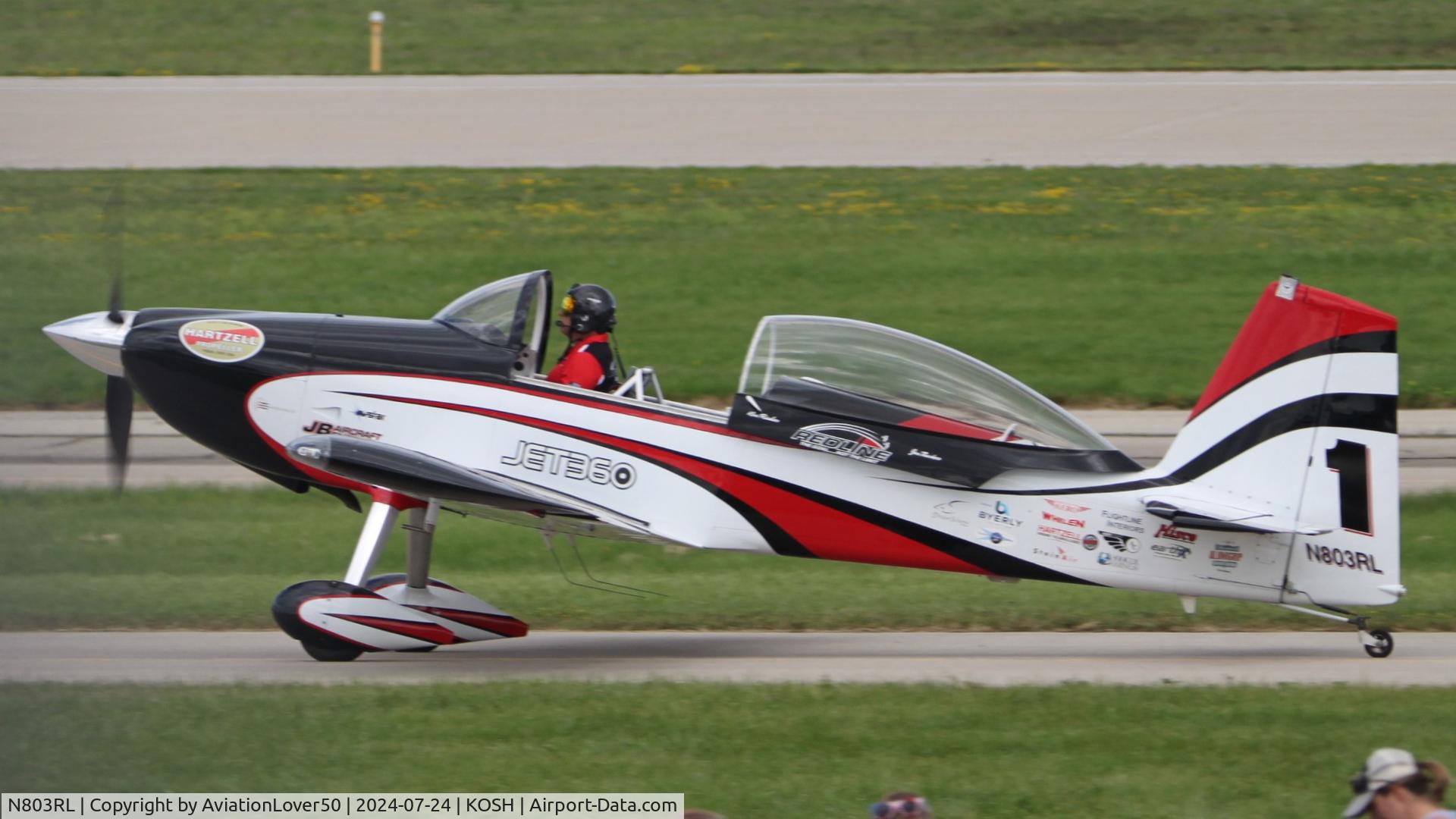 N803RL, 2018 Vans RV- 8 C/N 83478, Redline Airshows RV-8
