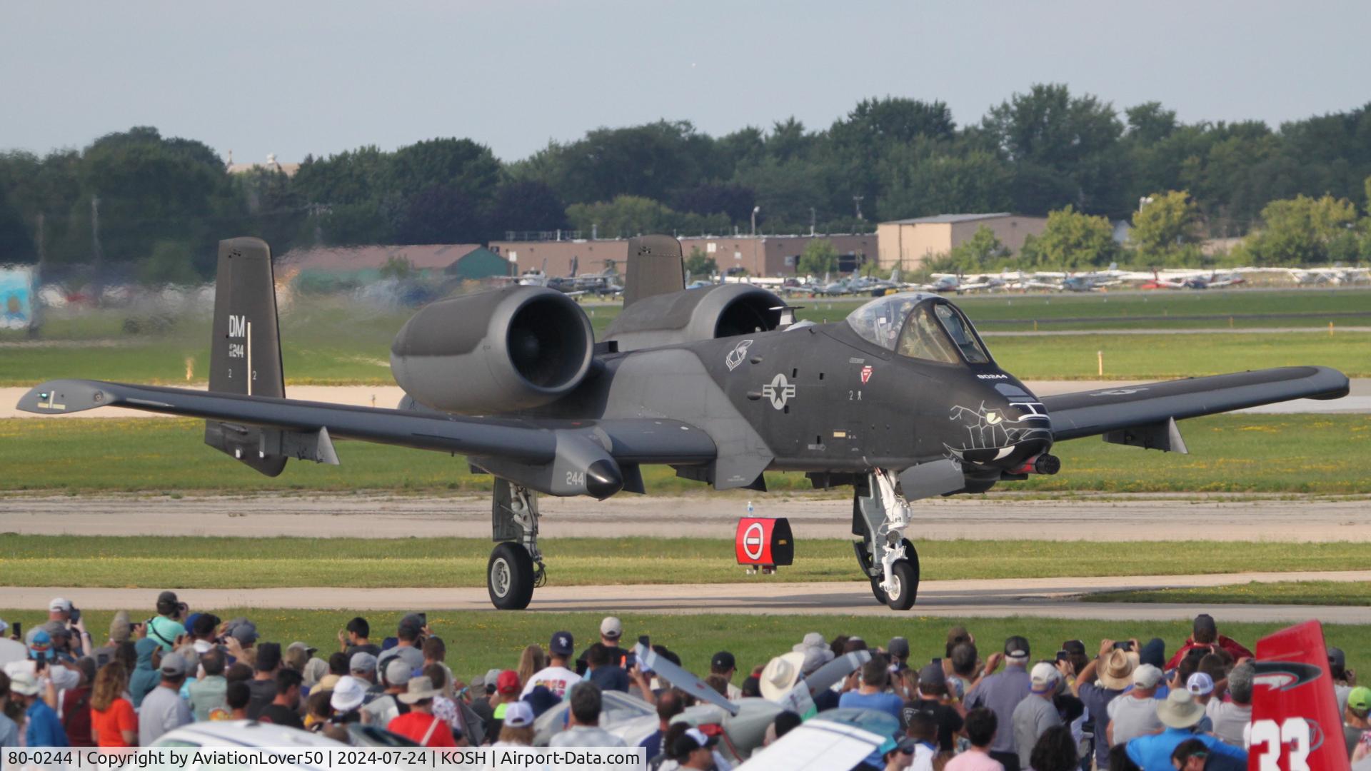 80-0244, 1980 Fairchild Republic A-10C Thunderbolt II C/N A10-0594, A-10C