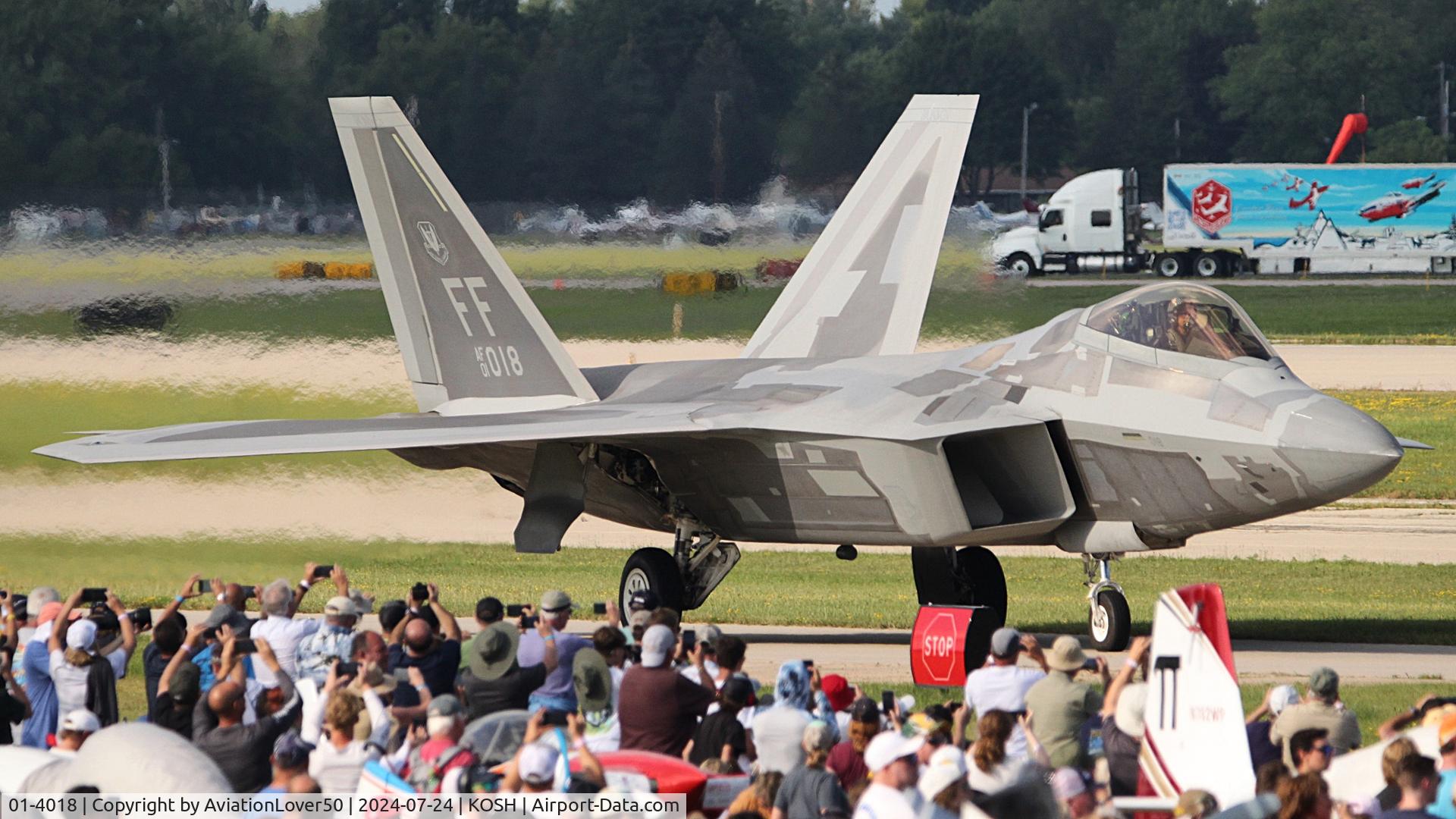 01-4018, 2001 Lockheed Martin F-22A Raptor C/N 645-4018, F-22A