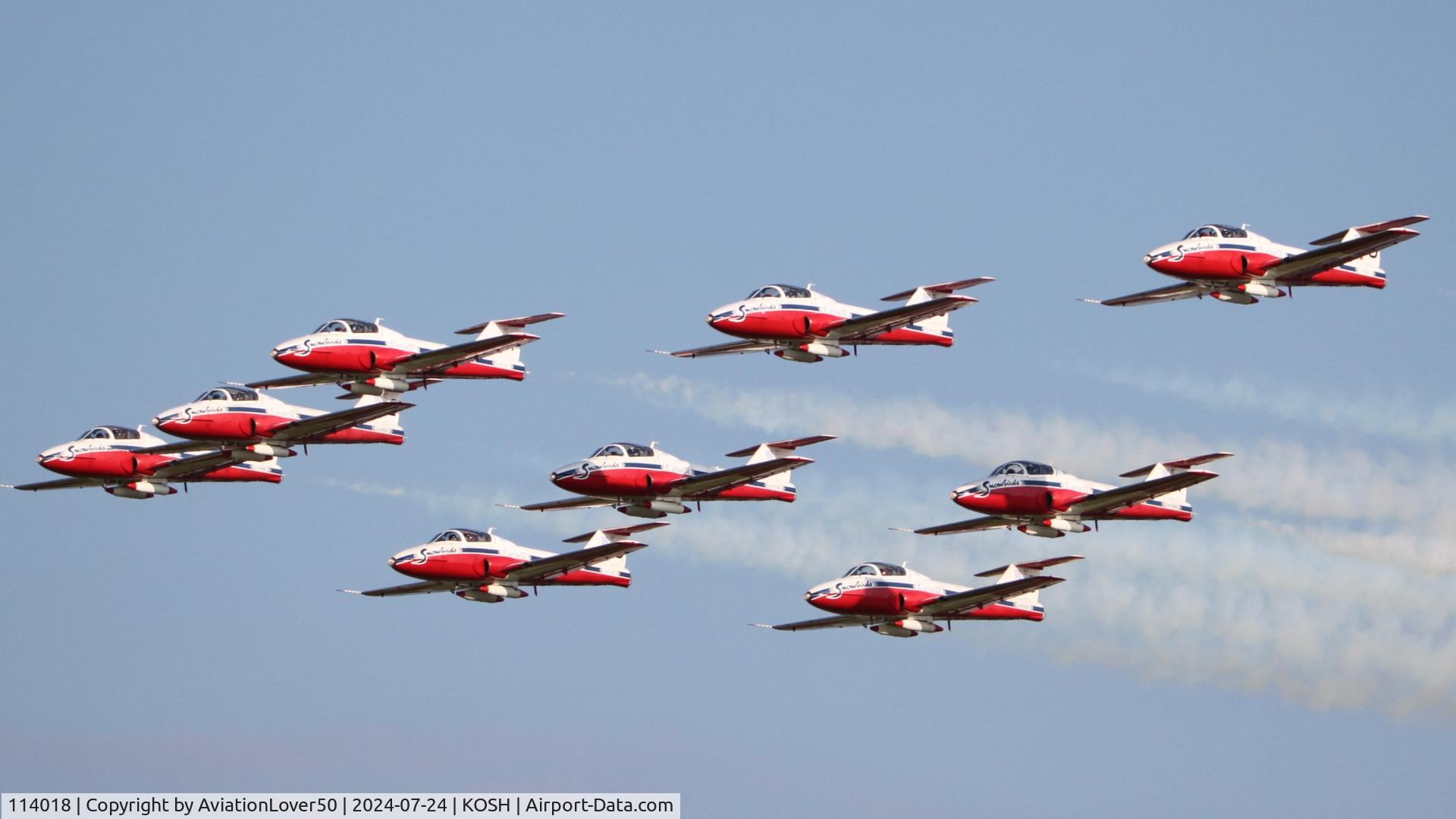 114018, Canadair CT-114 Tutor C/N 1018, Snowbirds CT-114s