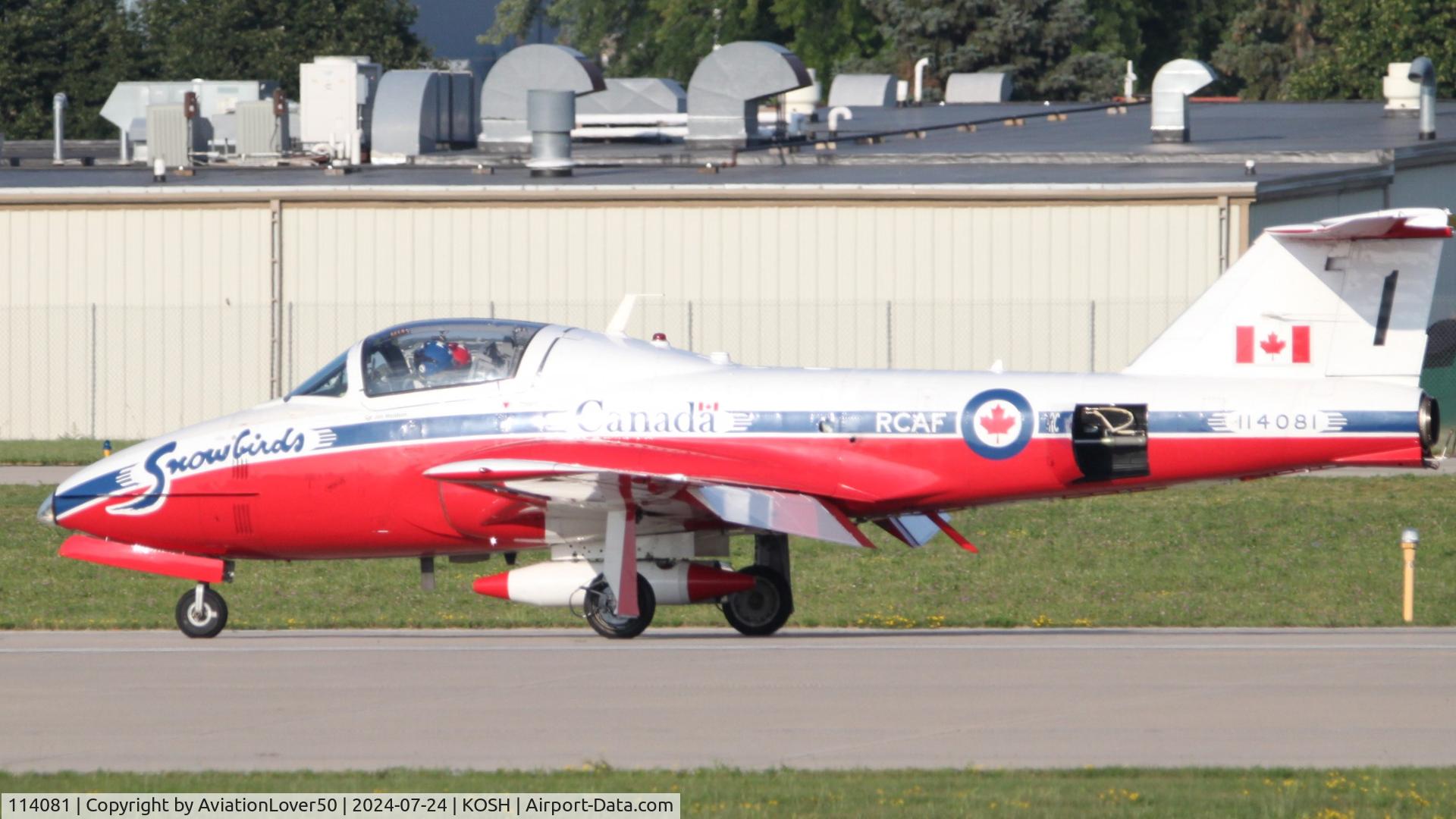 114081, Canadair CT-114 Tutor C/N 1081, Snowbirds CT-114 #1