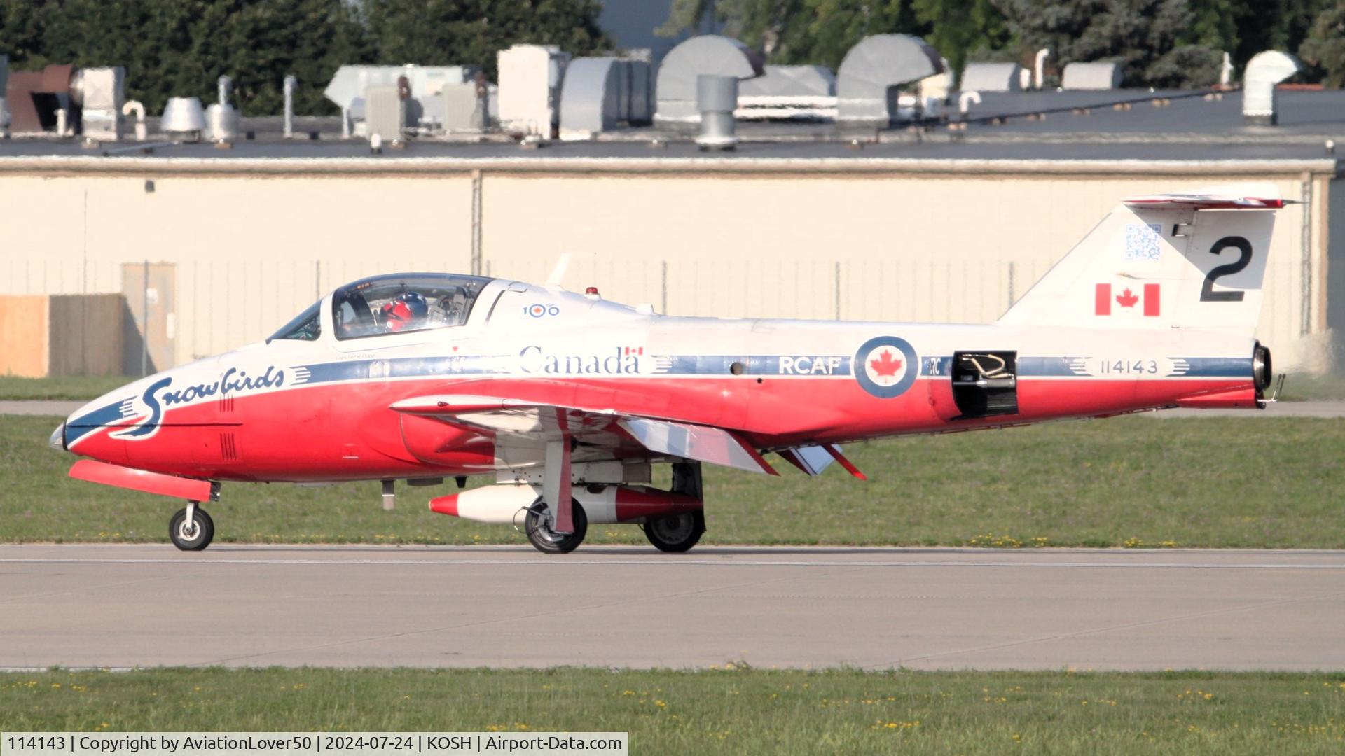 114143, Canadair CT-114 Tutor C/N 1143, Snowbirds CT-114 #2