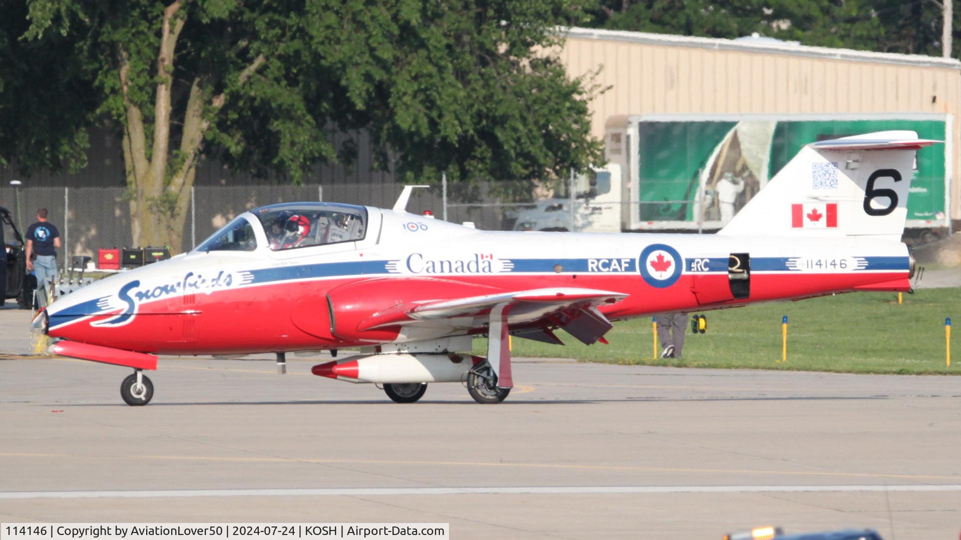 114146, Canadair CT-114 Tutor C/N 1146, Snowbirds CT-114 #6