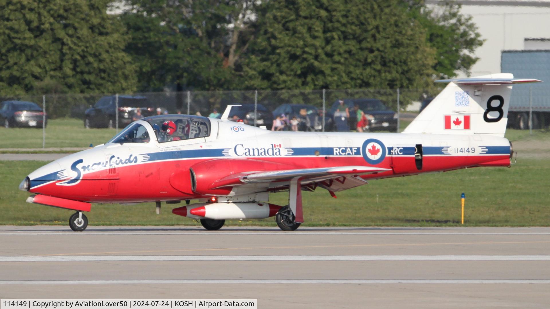 114149, Canadair CT-114 Tutor C/N 1149, Snowbirds CT-114 #8