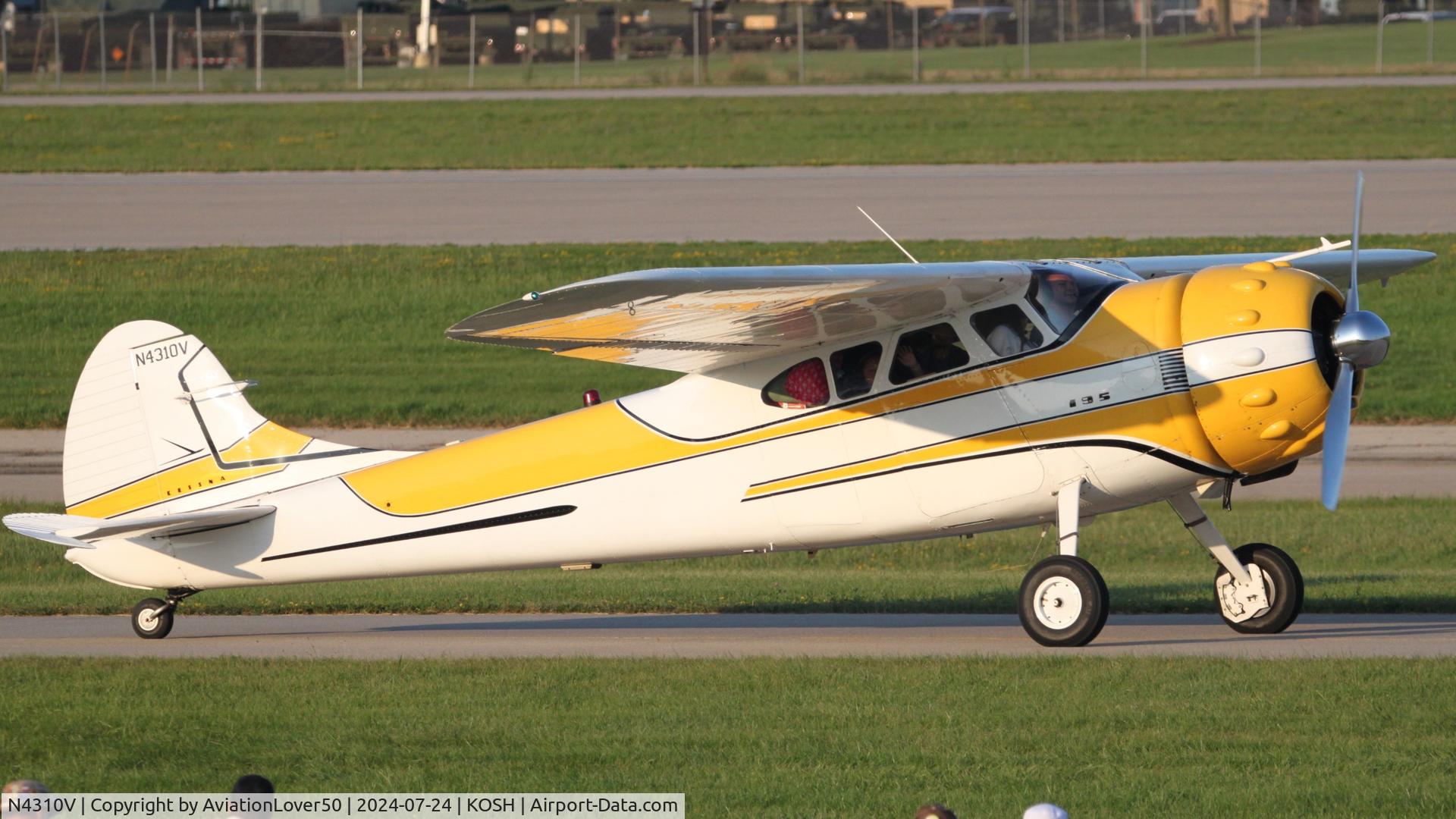 N4310V, 1948 Cessna 190 C/N 7217, Cessna 190
