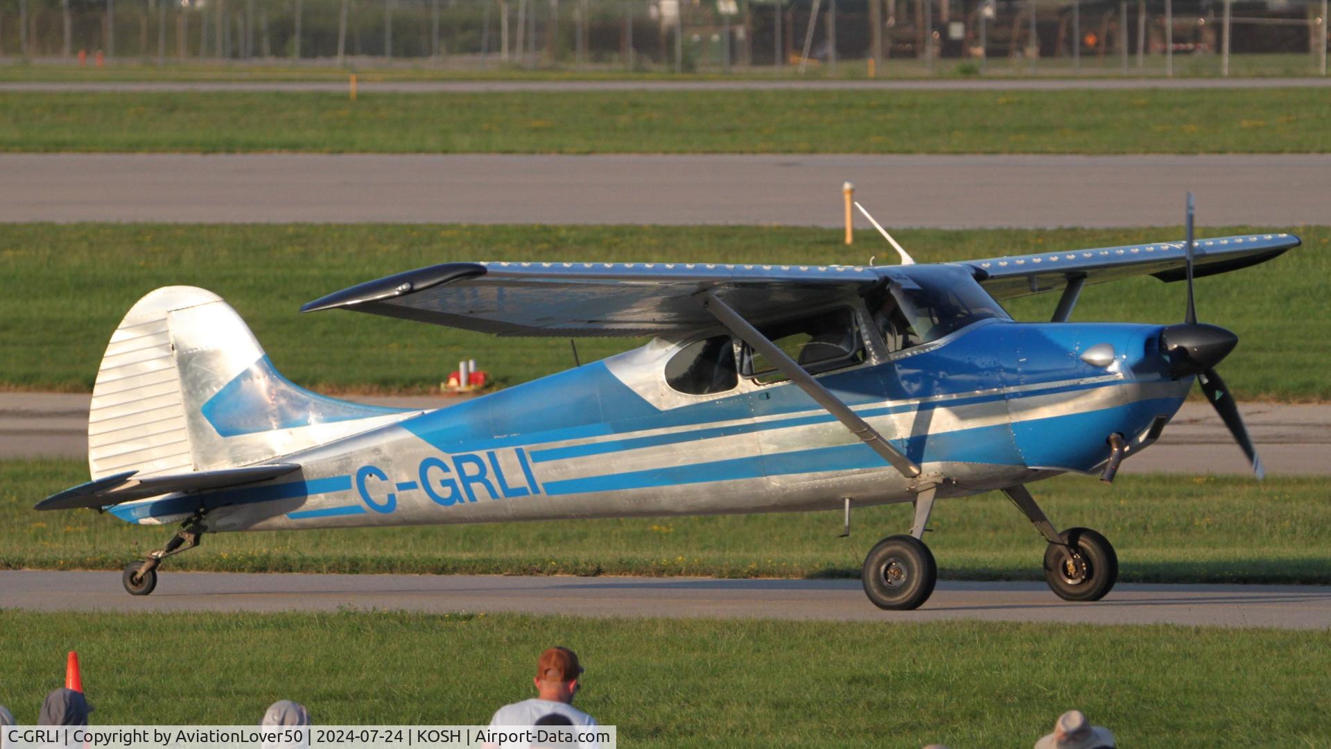 C-GRLI, 1954 Cessna 170B C/N 26238, Cessna 170B