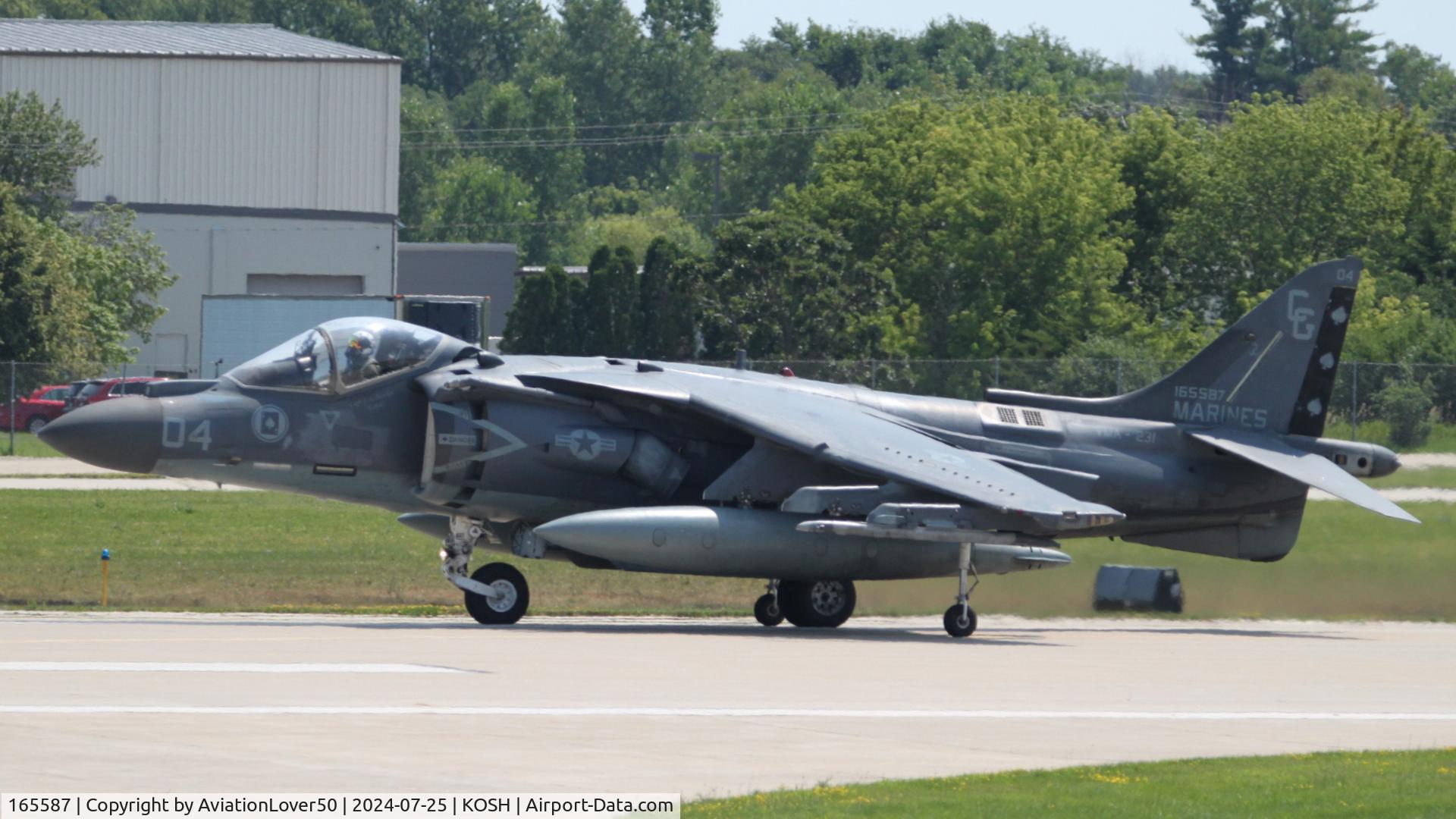 165587, Boeing AV-8B+(R)-27-MC Harrier II Plus C/N B324, AV-8B(R)+