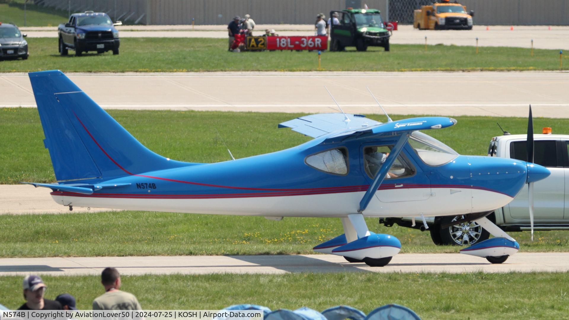 N574B, 2017 Glasair GS-2 Sportsman C/N 7462, GS-2 Sportsman