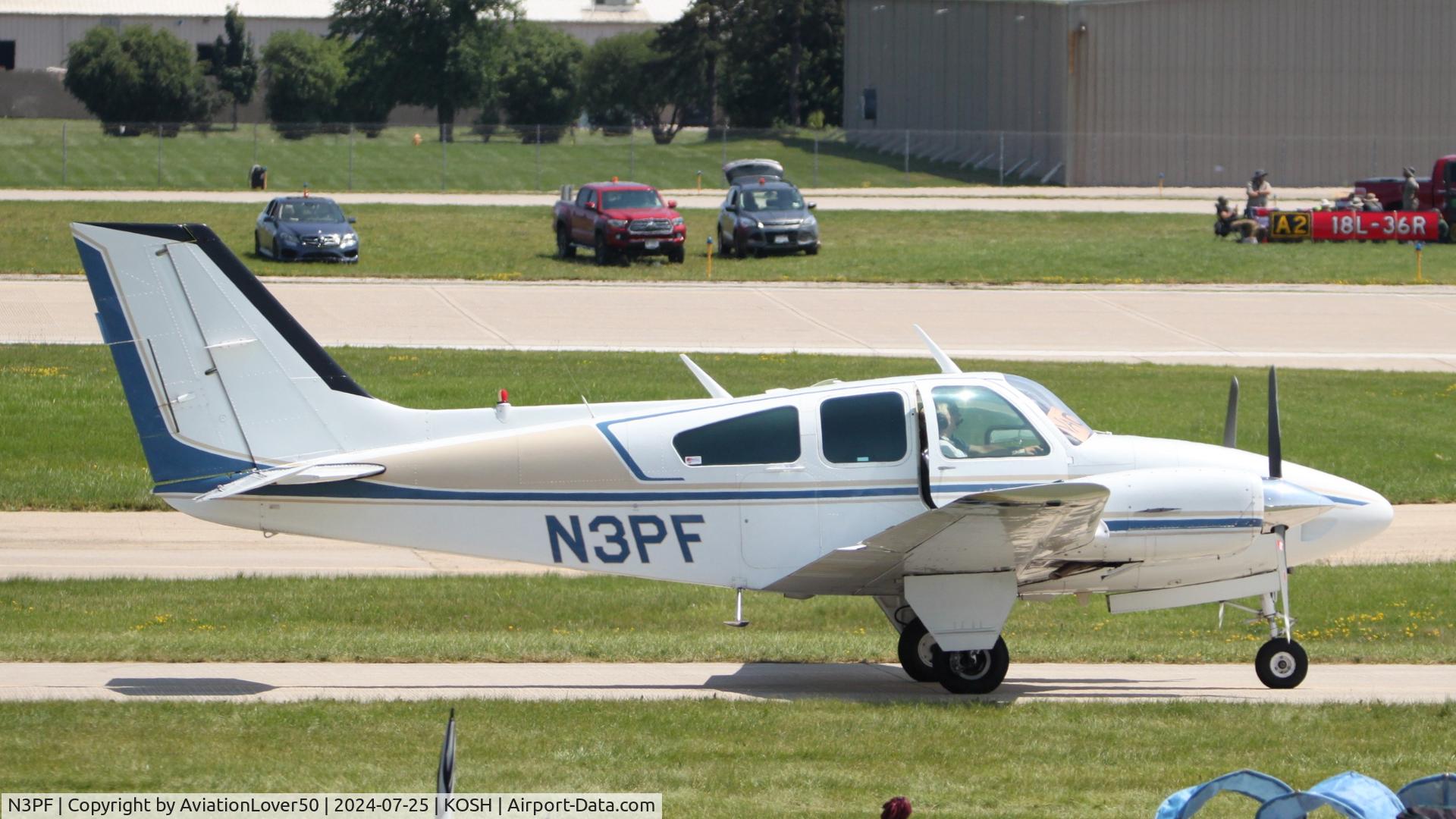 N3PF, 1962 Beech 95-A55 Baron C/N TC-296, A55 Baron