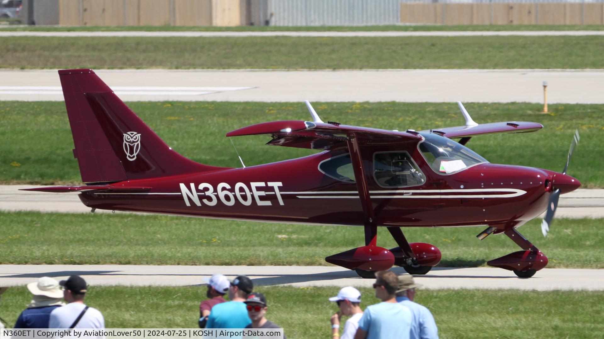 N360ET, 2023 GLASAIR AVIATION USA LLC SPORTSMAN GS-2 C/N 0007505, GS-2 Sportsman 2+2