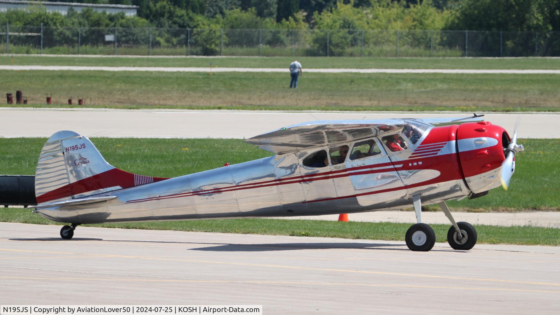 N195JS, 1960 Cessna 195B Businessliner C/N 16026, Cessna 195B