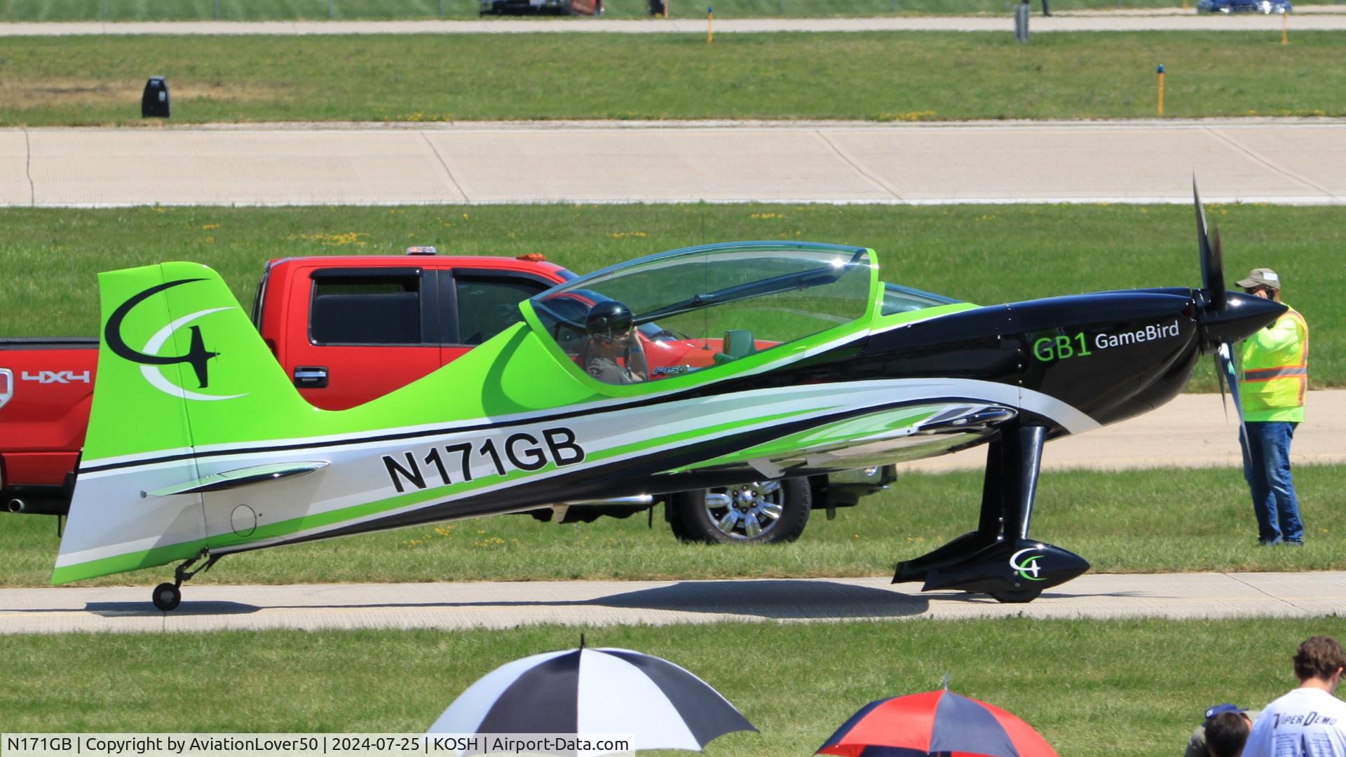 N171GB, 2015 Game Composites GBI Gamebird C/N 001, GameBird, possibly the prototype since it has C/N 0001?