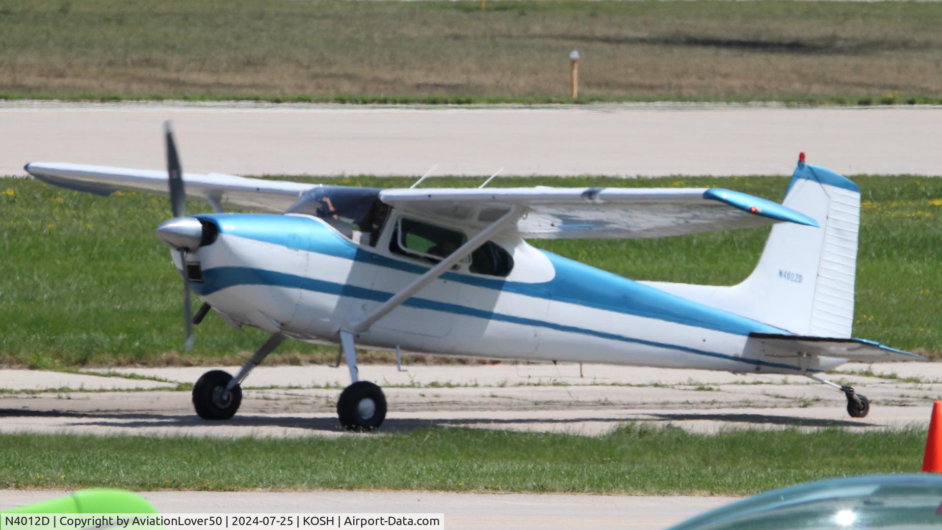 N4012D, 1957 Cessna 182A Skylane C/N 34712, Cessna 182A taildragger