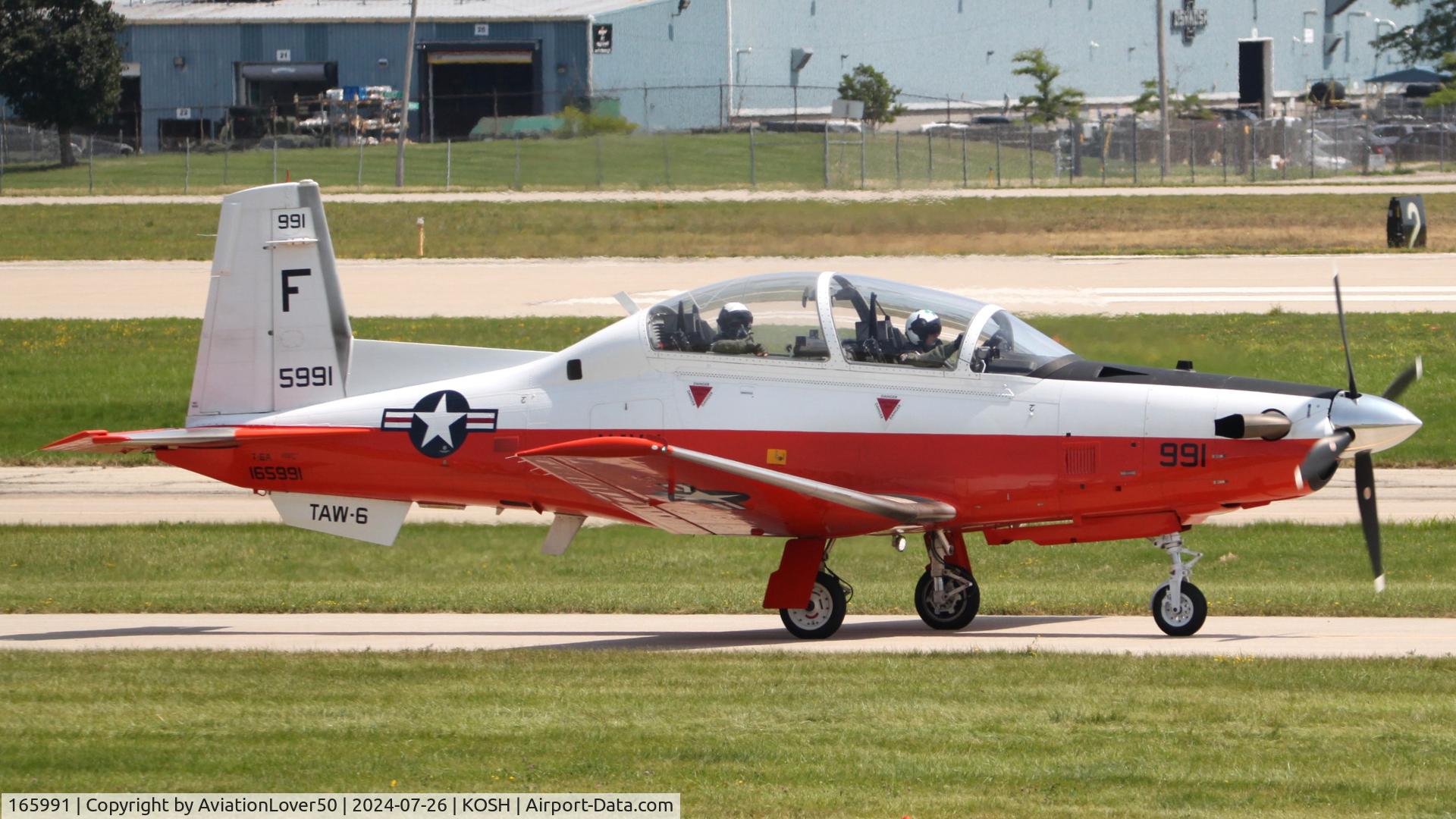 165991, Raytheon T-6A Texan II C/N PT-167, USN T-6A