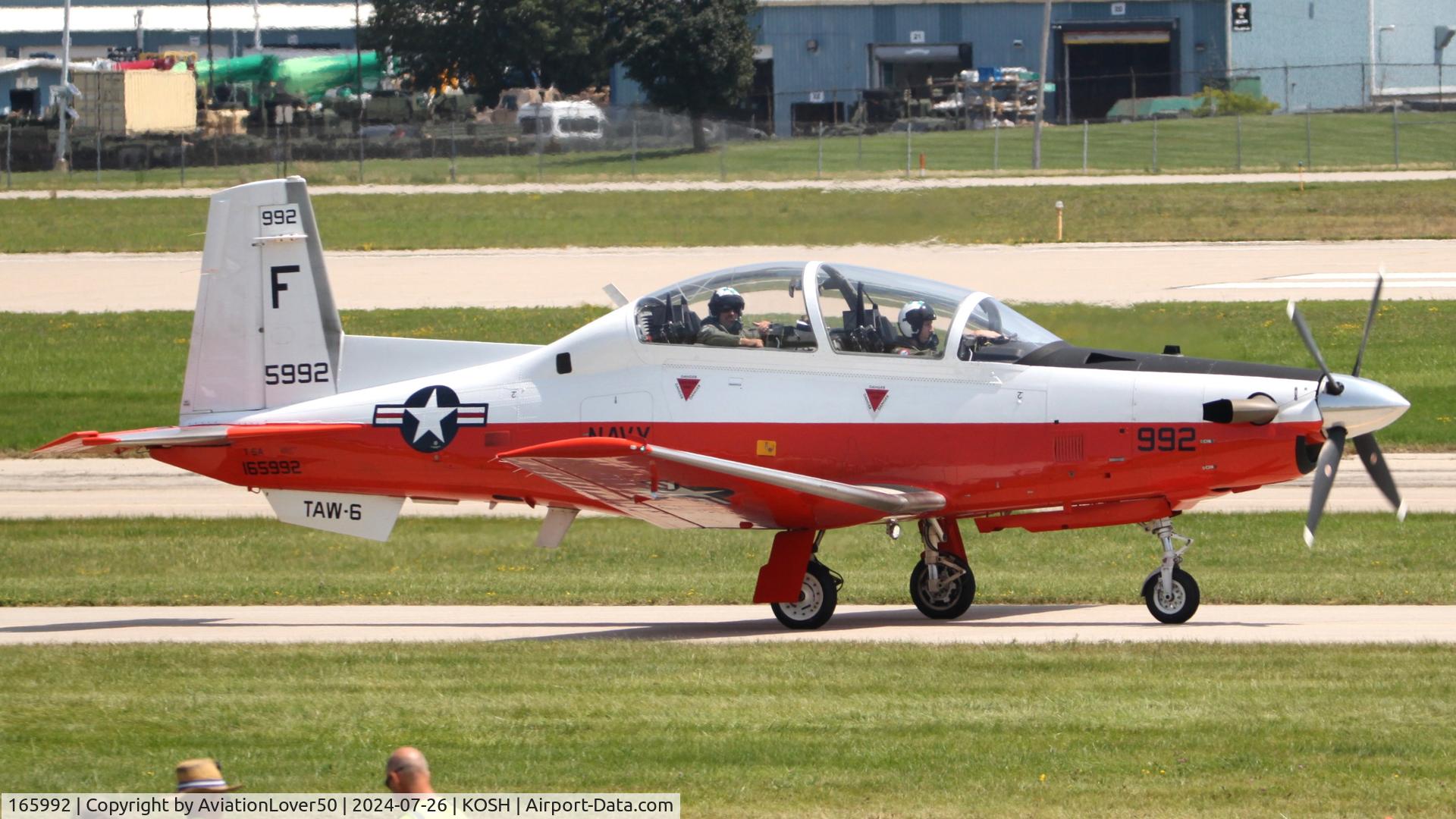165992, Raytheon T-6A Texan II C/N PT-170, USN T-6A