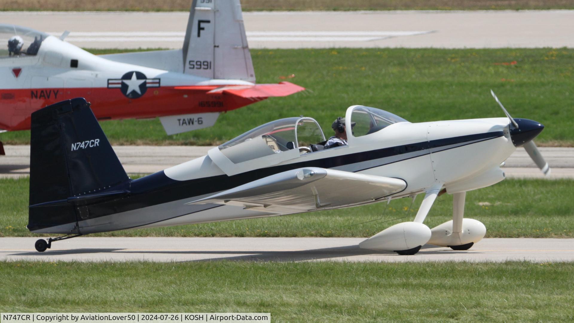 N747CR, 2007 Vans RV-7 C/N 71054, RV-7