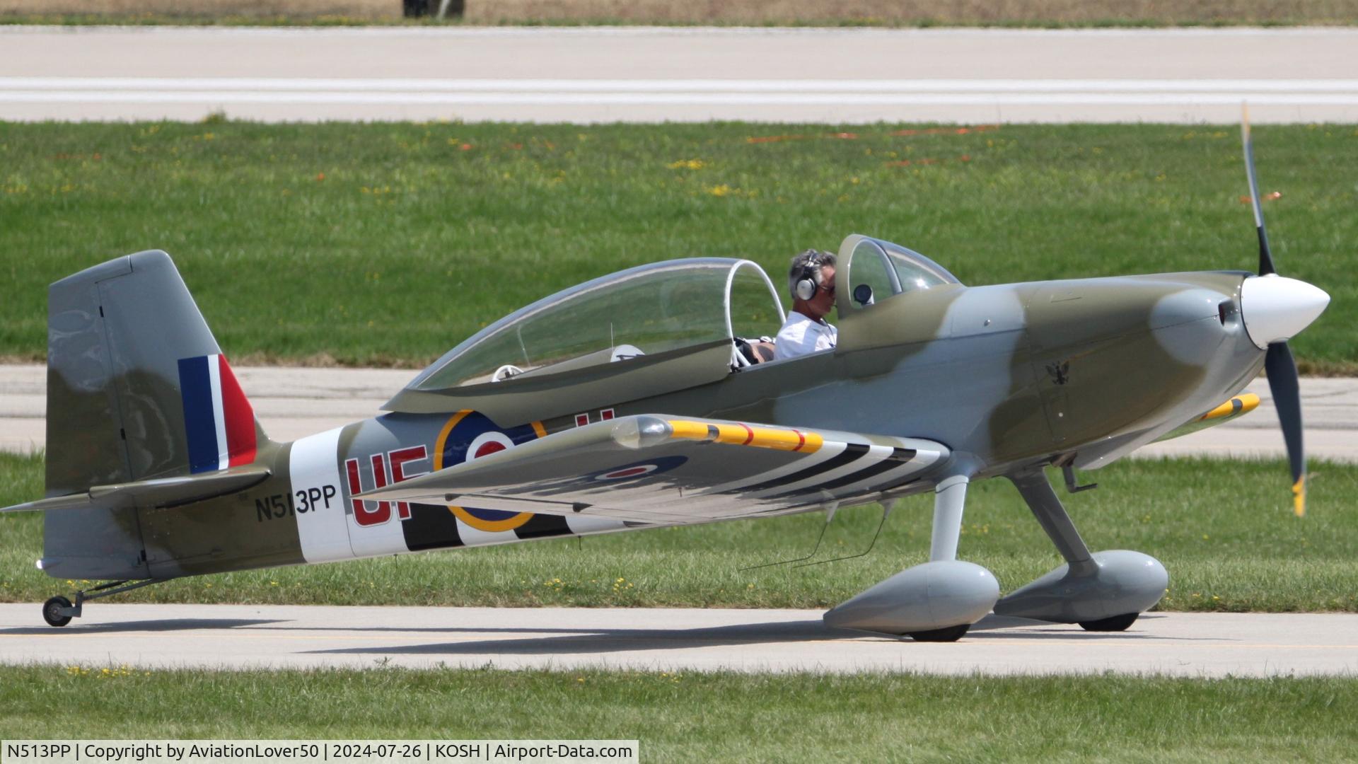 N513PP, 2017 Vans RV-8 C/N 83365, RV-8