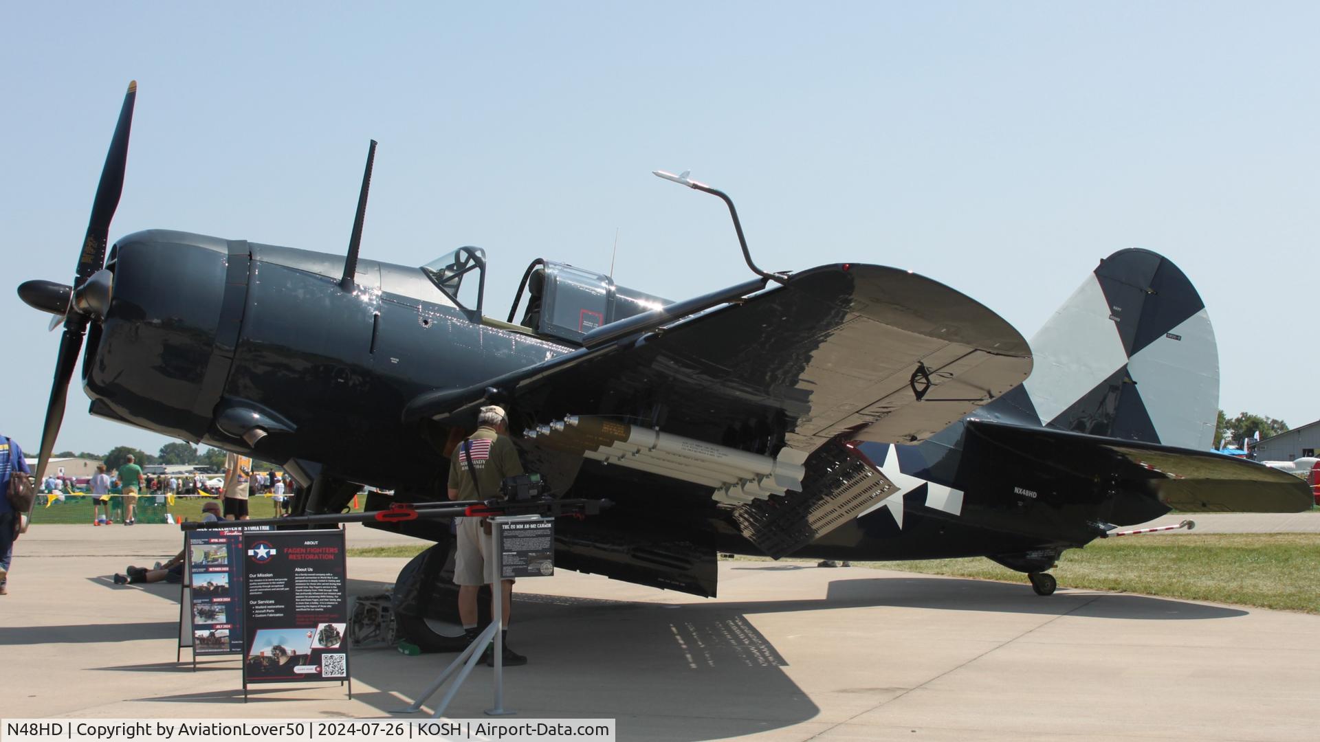 N48HD, 1945 Curtiss Wright SB2C5 Helldiver C/N 4401, SB2C-5