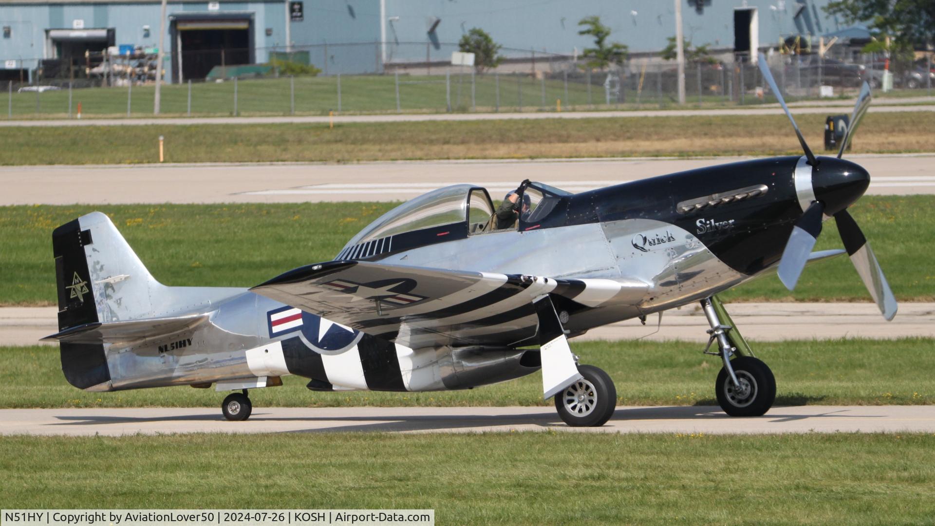 N51HY, 1944 North American P-51D Mustang C/N 124-48192, P-51D 