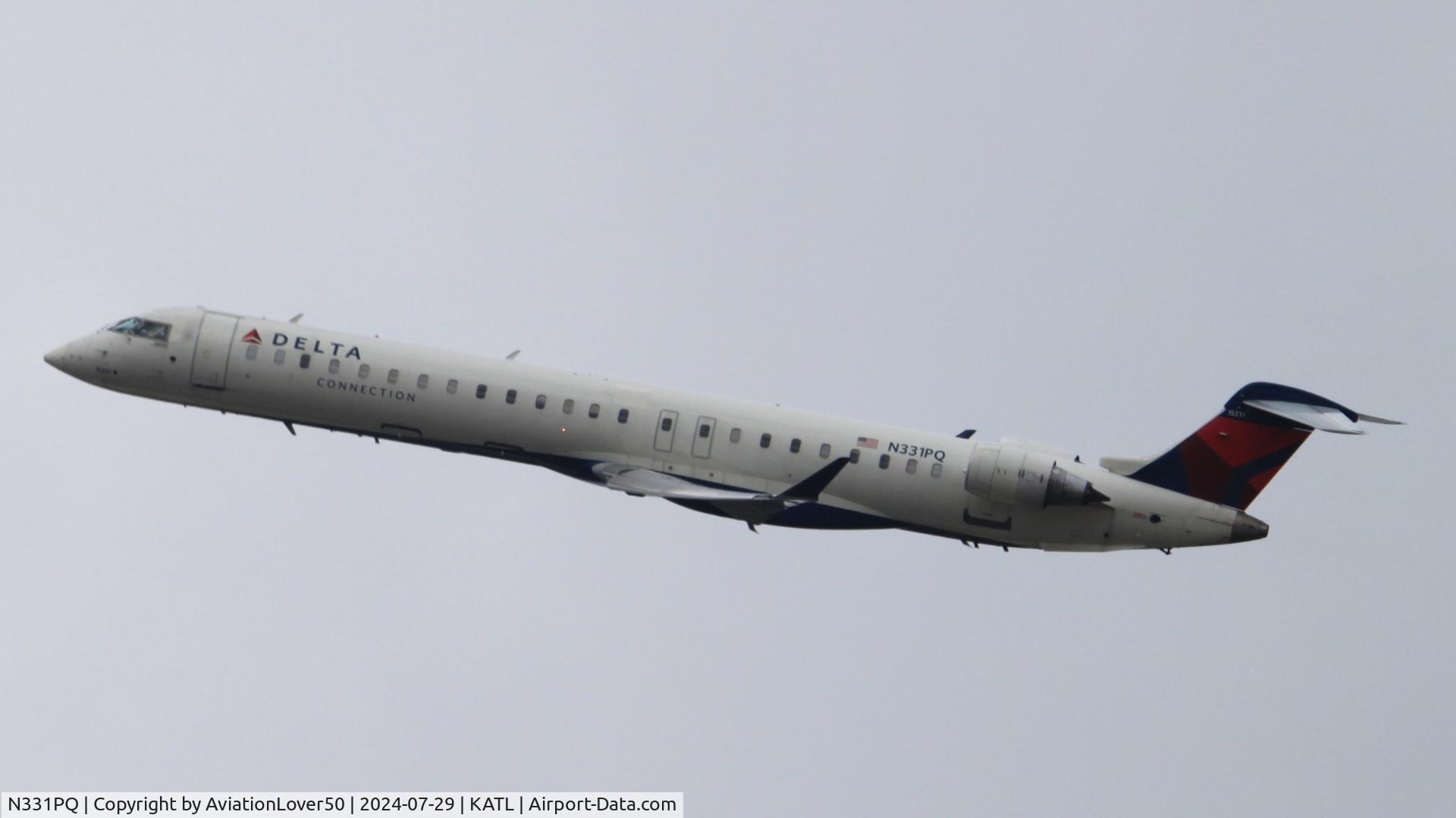 N331PQ, 2014 Bombardier CRJ-900LR (CL-600-2D24) C/N 15331, Delta Connection CRJ9