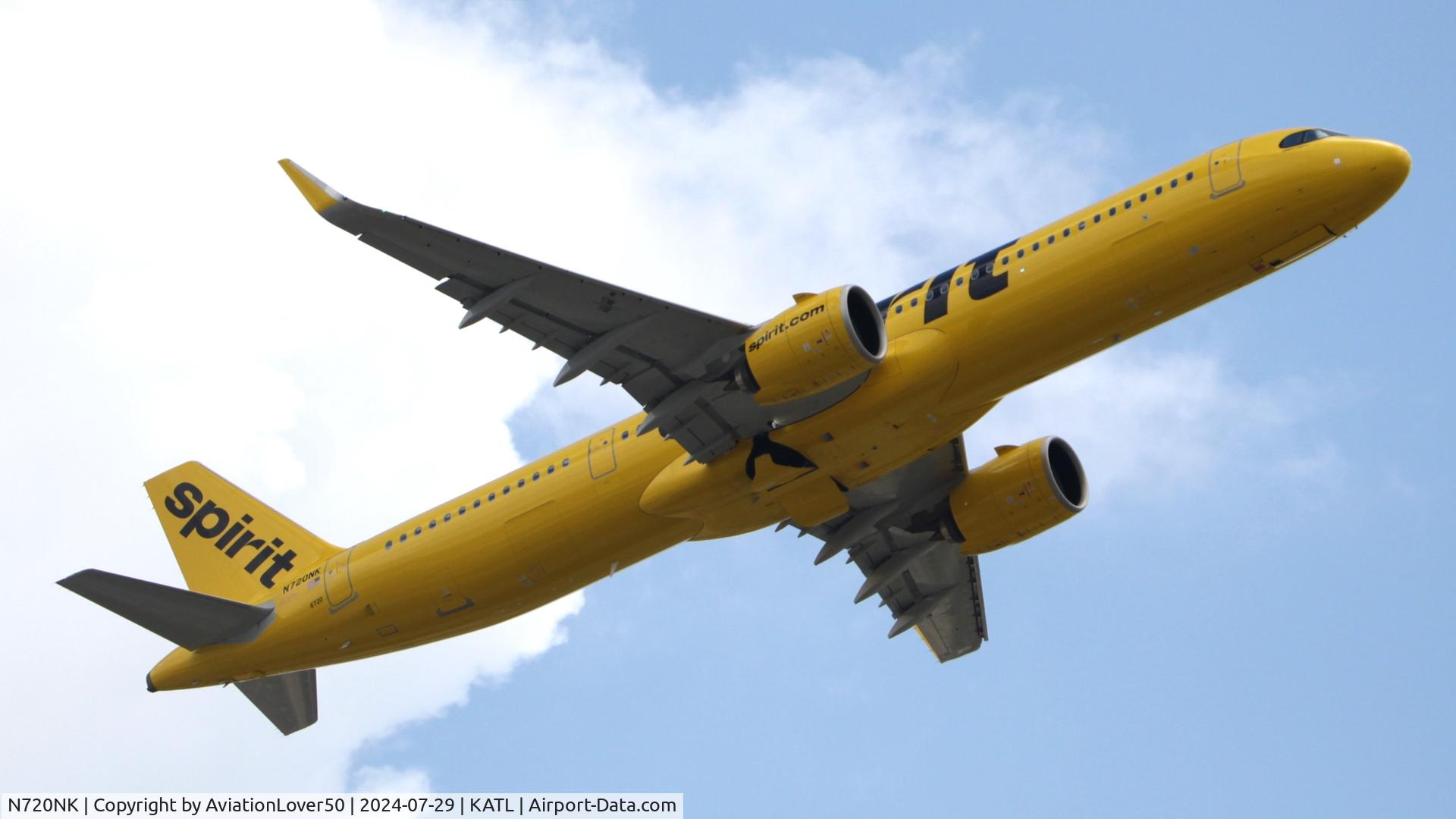 N720NK, 2024 Airbus A321-271NX C/N 12048, Spirit A21N