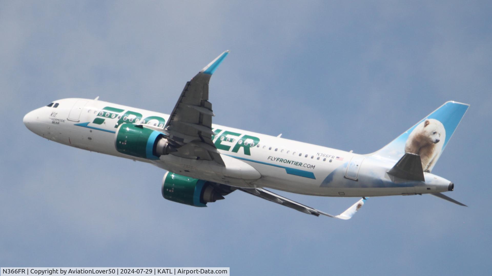 N366FR, 2020 Airbus A320-251N C/N 9465, Frontier A20N